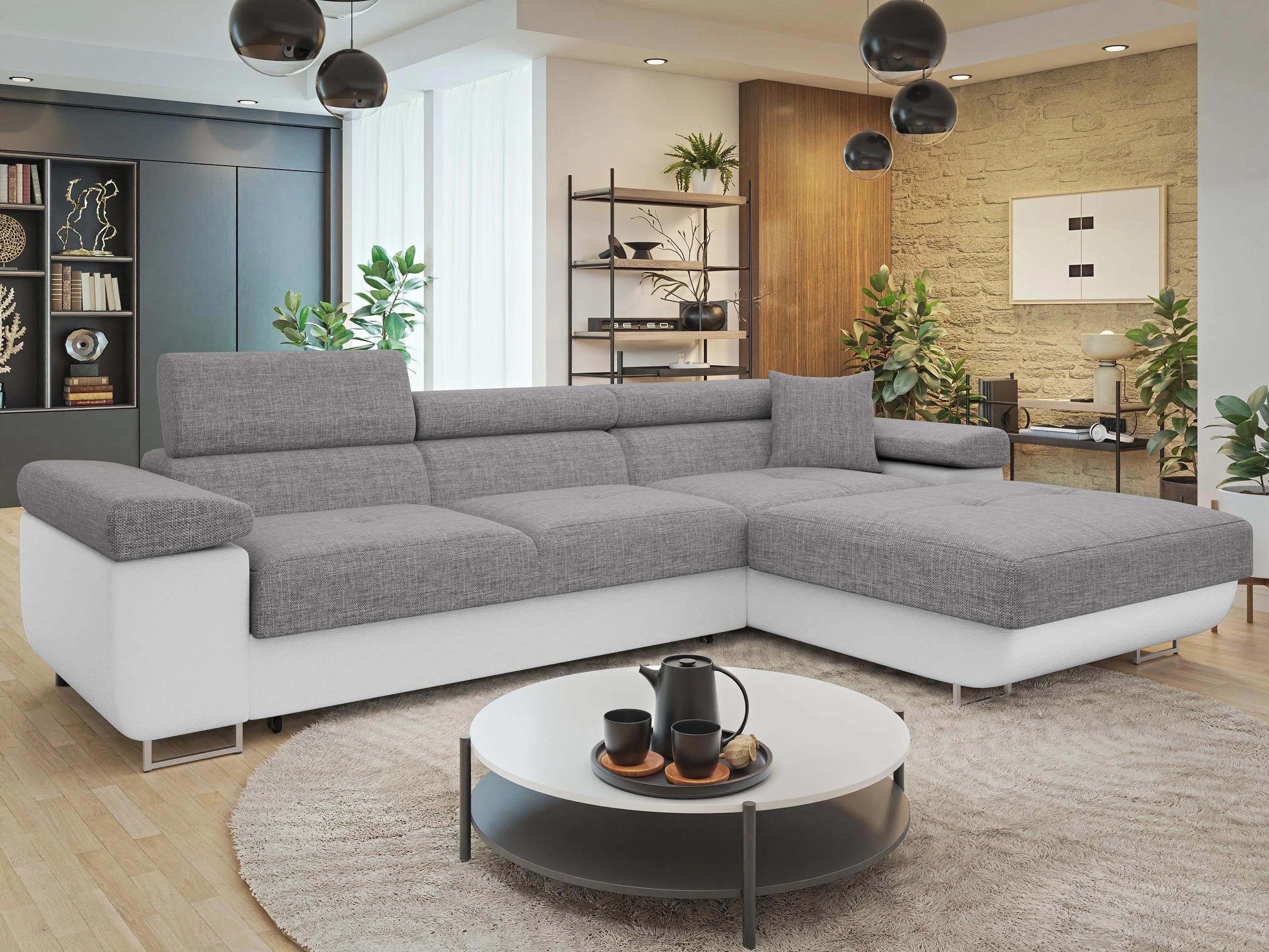 Divano angolare Comfivo Vinetum II (Soft 017 + Lux 05)