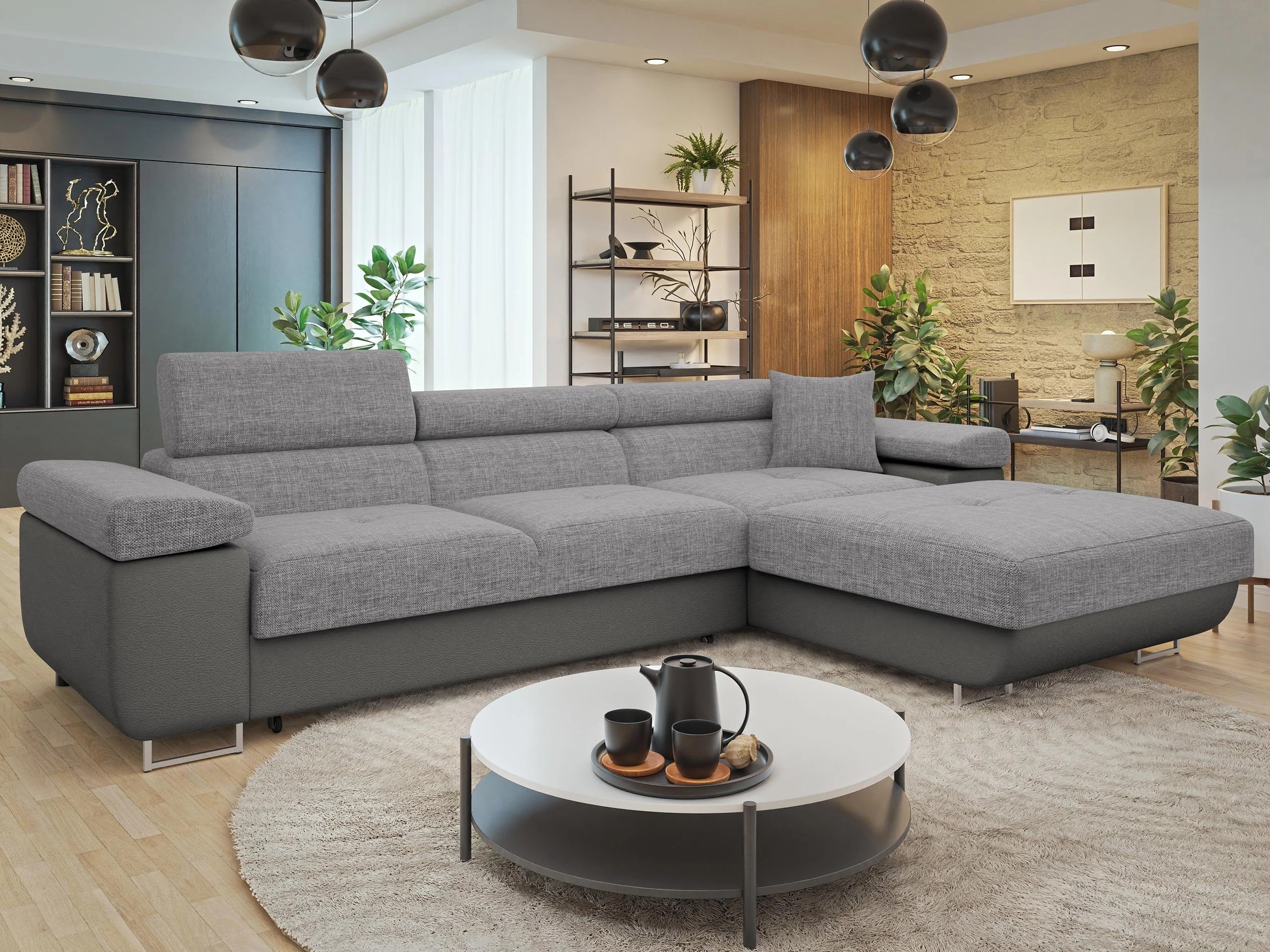 Divano angolare Comfivo Vinetum II (Soft 029 + Lux 05)