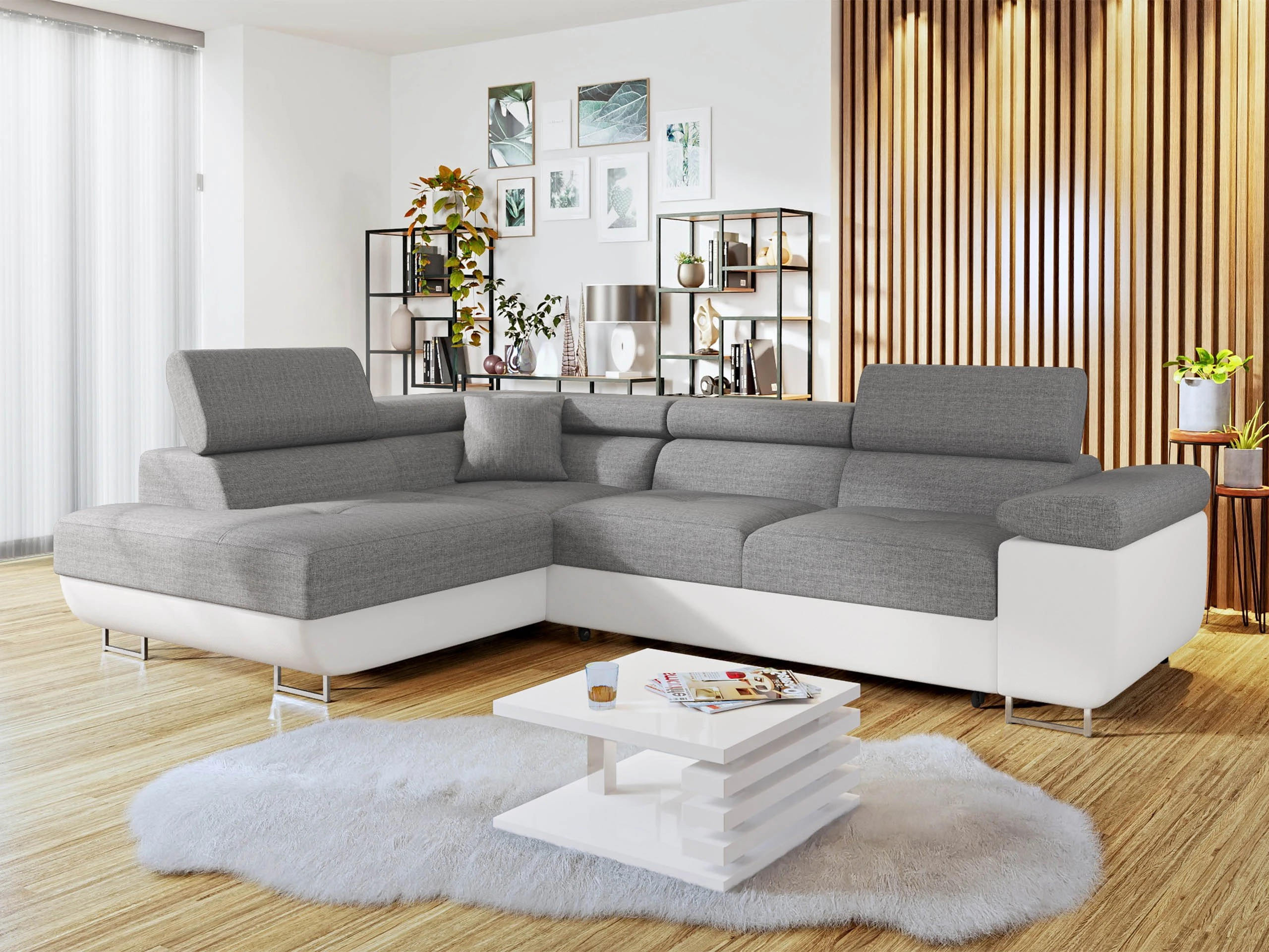 Divano angolare Comfivo Vinetum (Soft 017 + Lux 05)