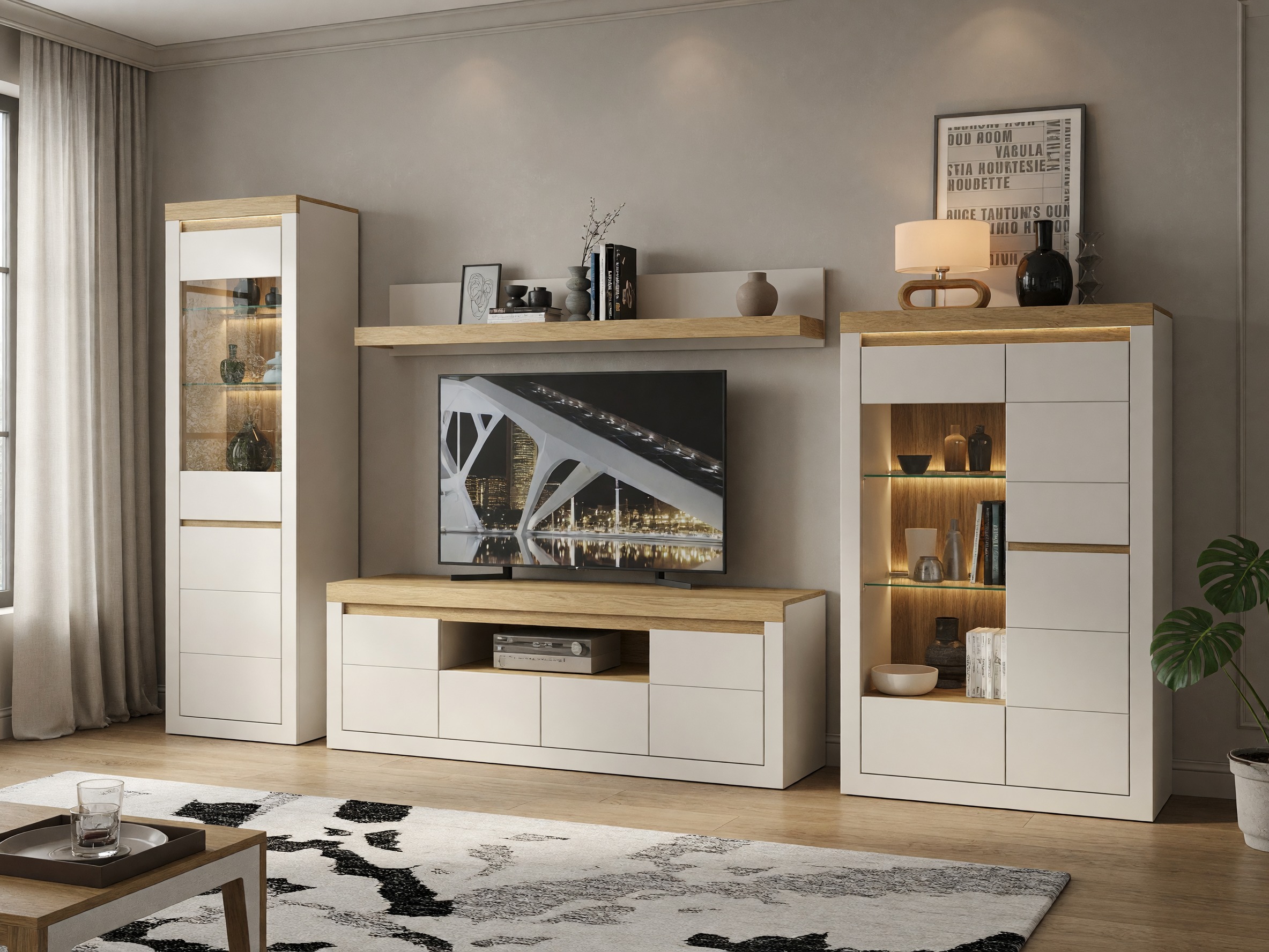 Parete attrezzata Ophtola 121 (Sinistra)