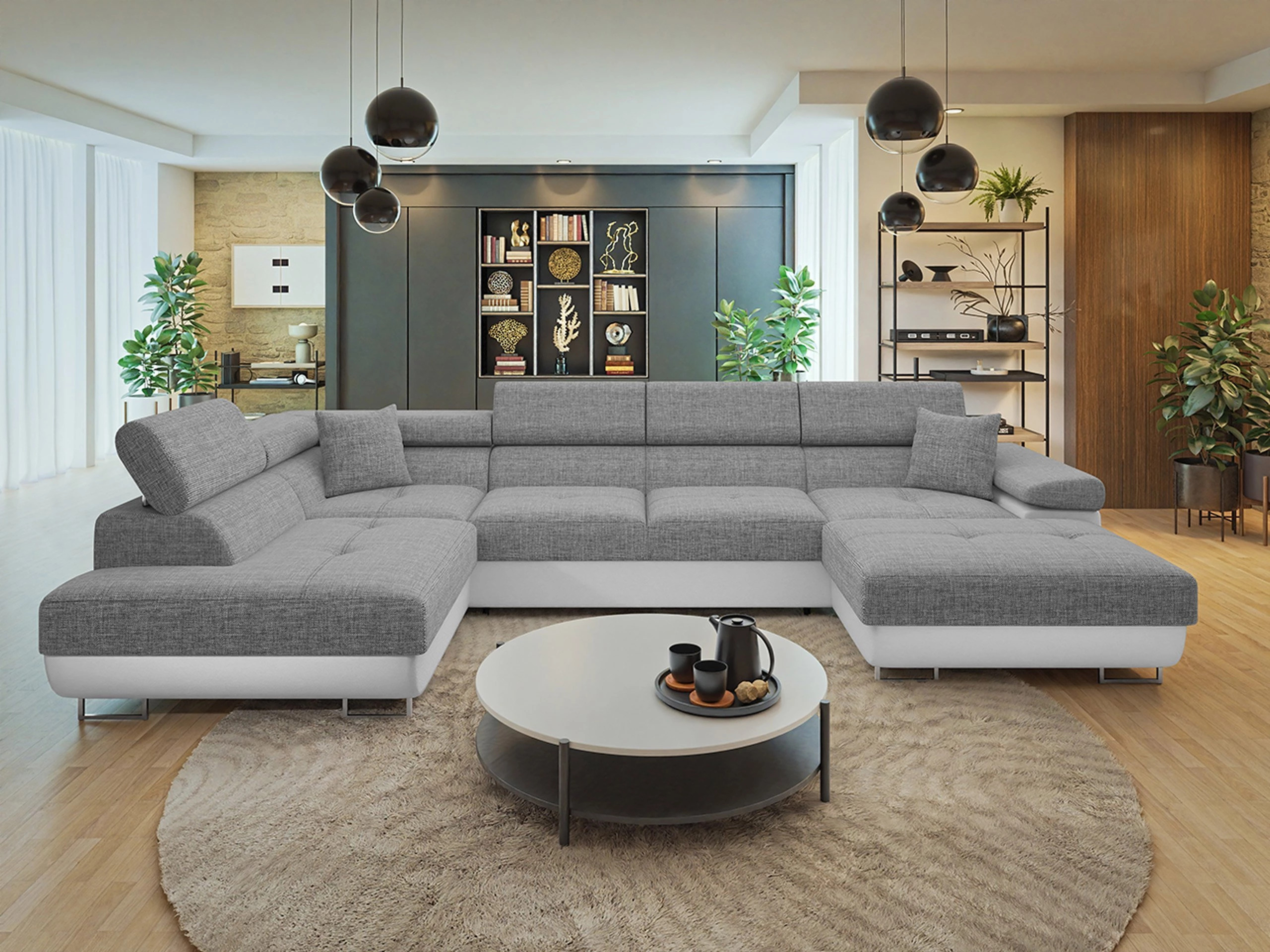 Divano angolare Comfivo Vinetum III (Soft 017 + Lux 05)