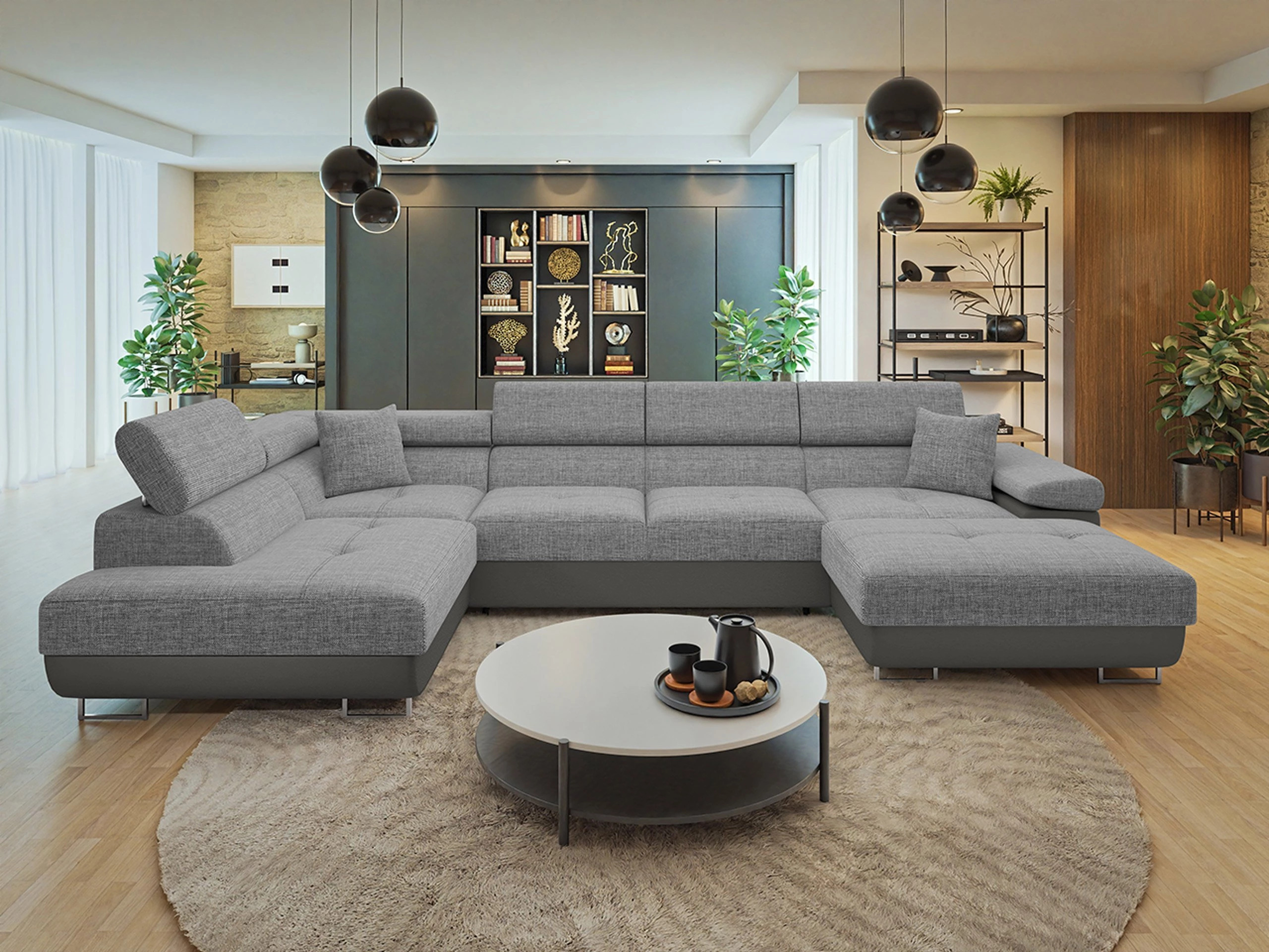 Divano angolare Comfivo Vinetum III (Soft 029 + Lux 05)