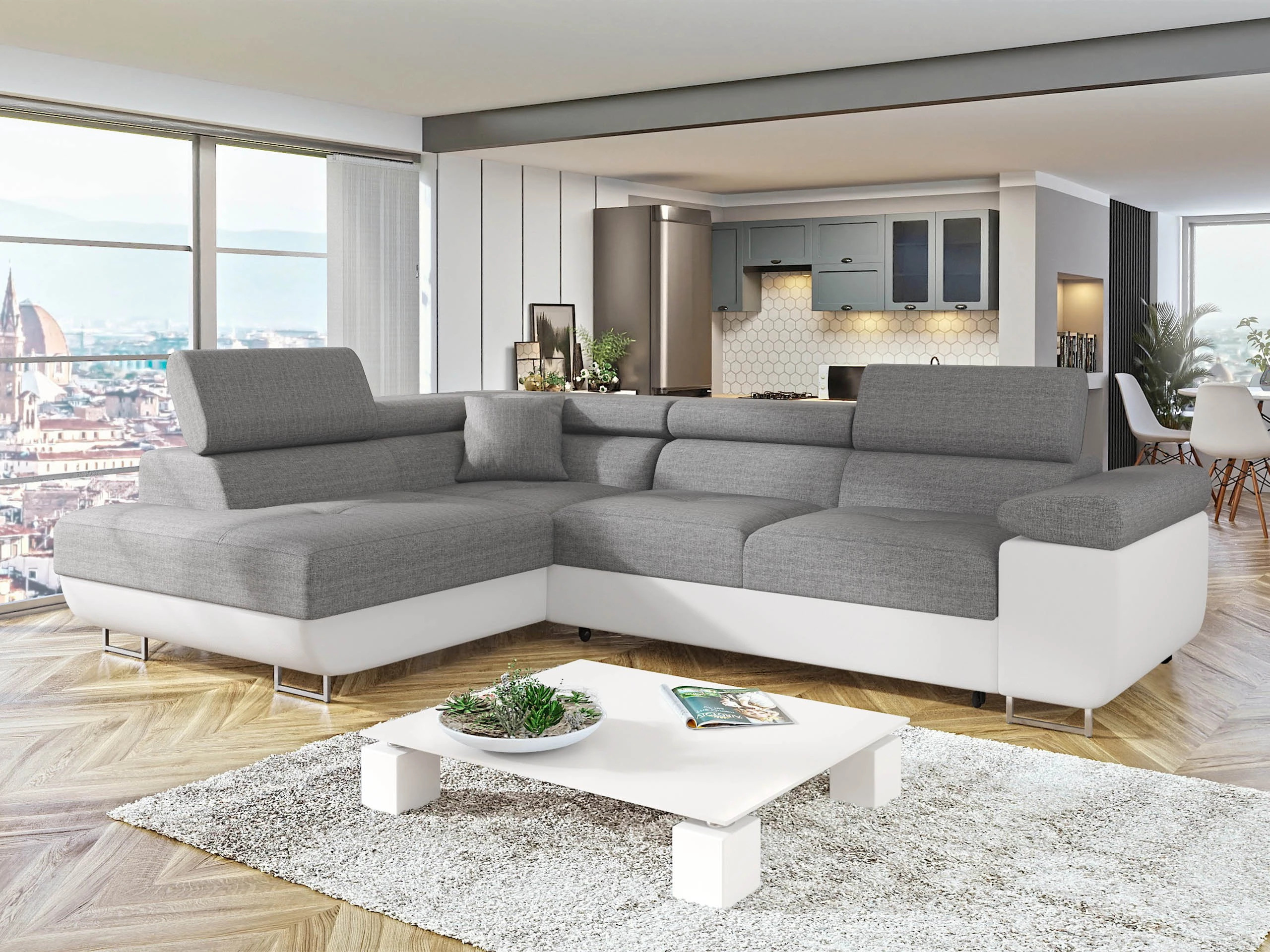 Divano angolare Comfivo Vinetum (Soft 017 + Lux 05)