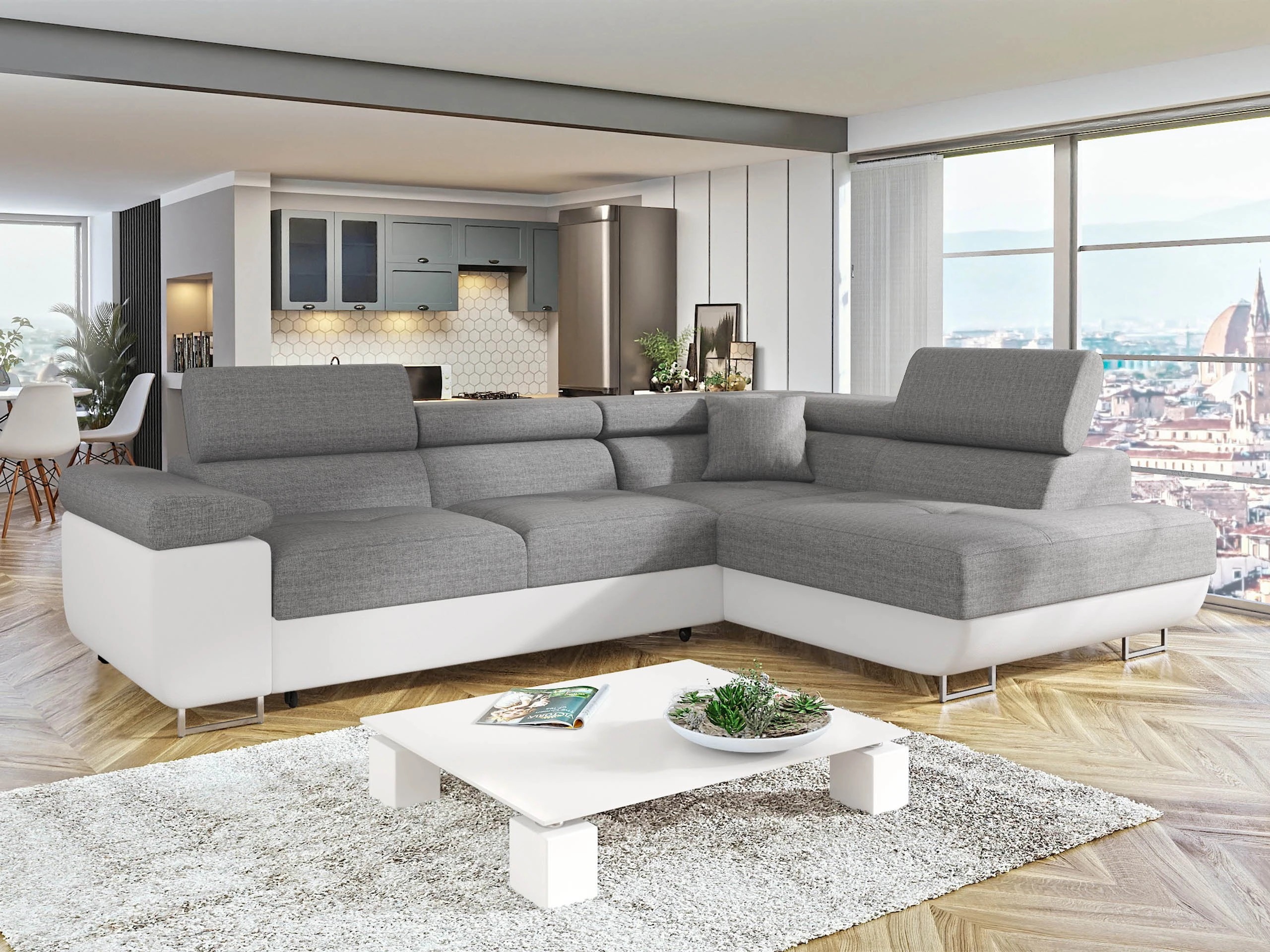 Divano angolare Comfivo Vinetum (Soft 017 + Lux 05)