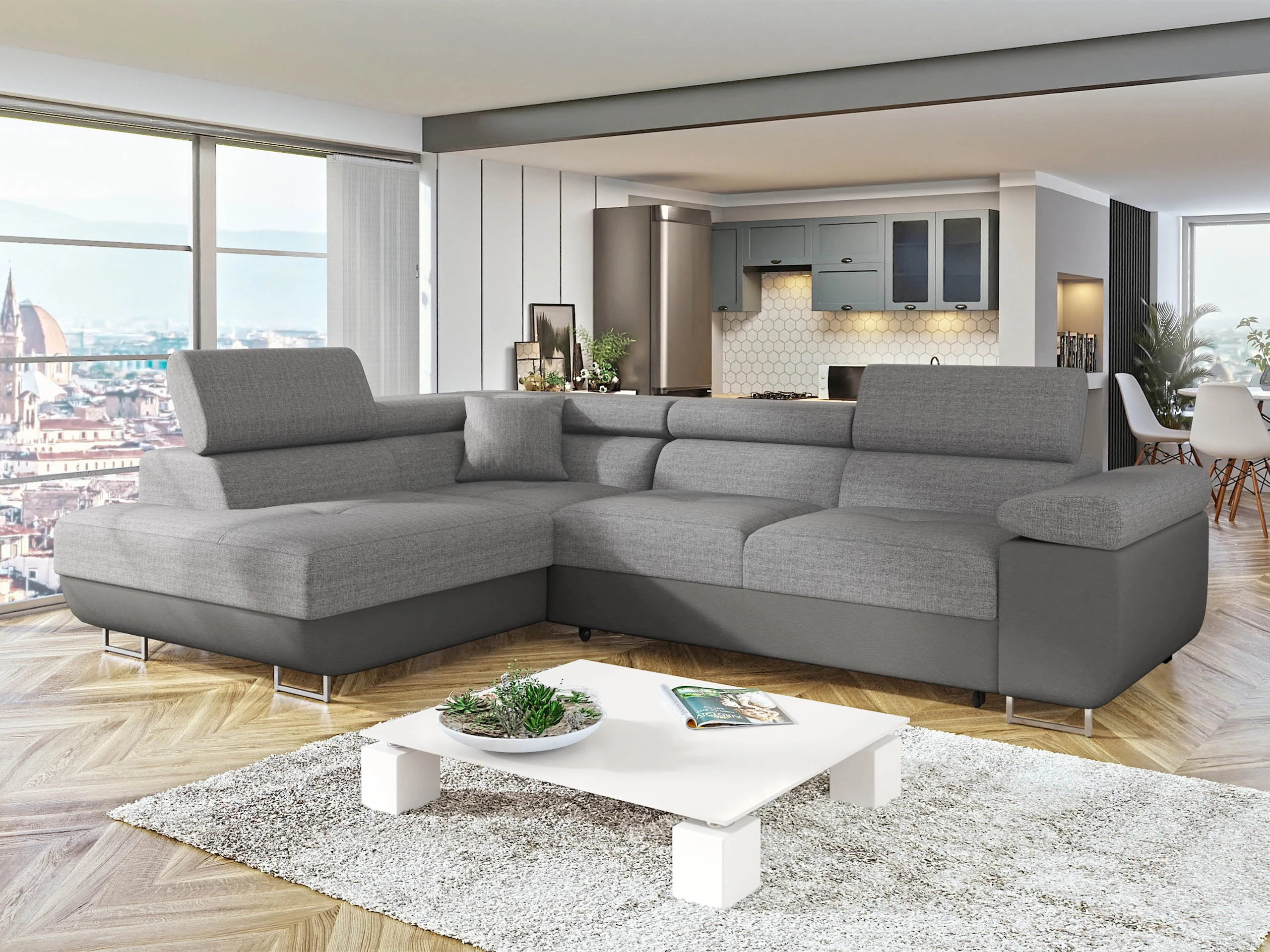 Divano angolare Comfivo Vinetum (Soft 029 + Lux 05)