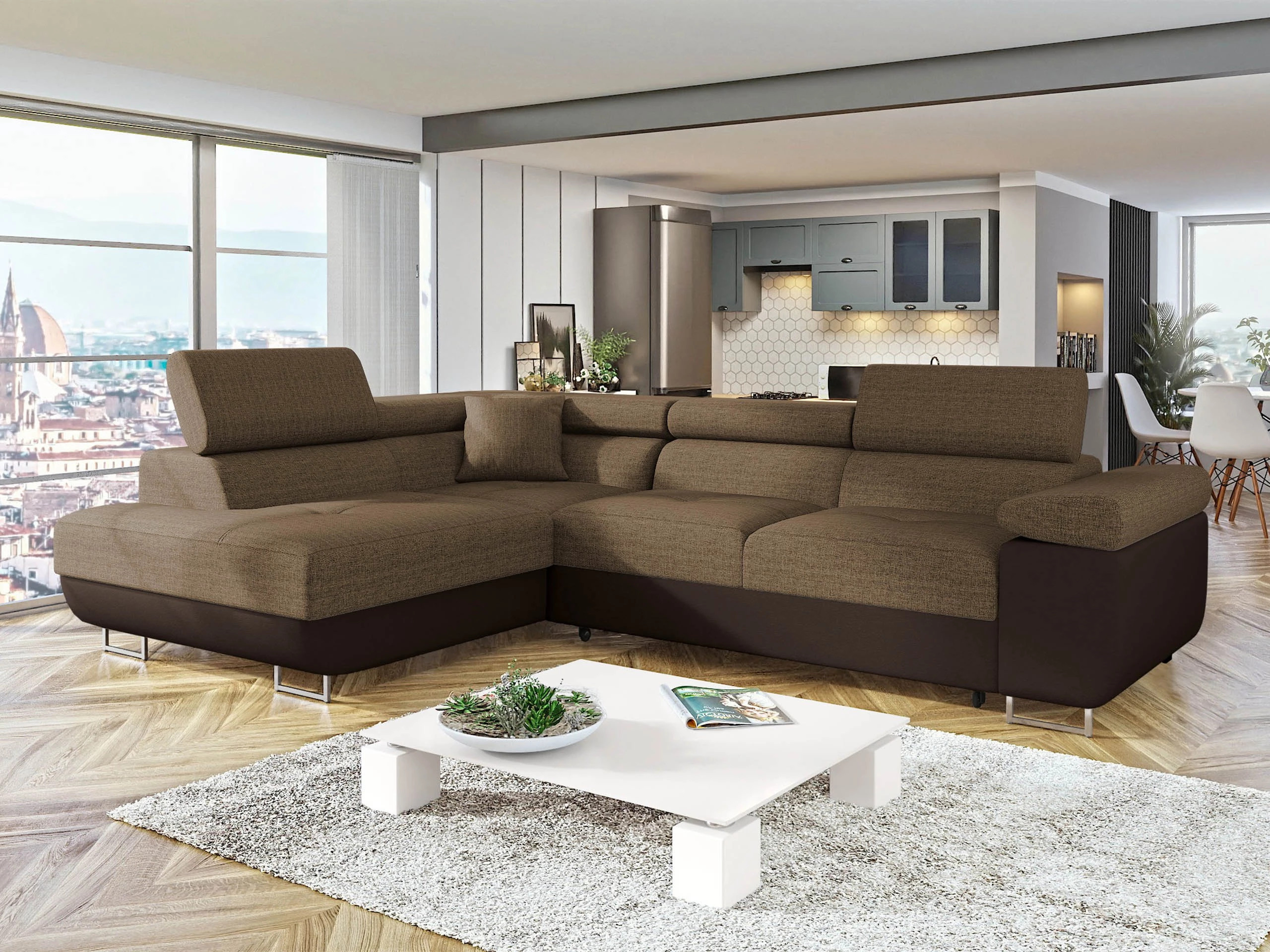 Divano angolare Comfivo Vinetum (Soft 066 + Lux 03)