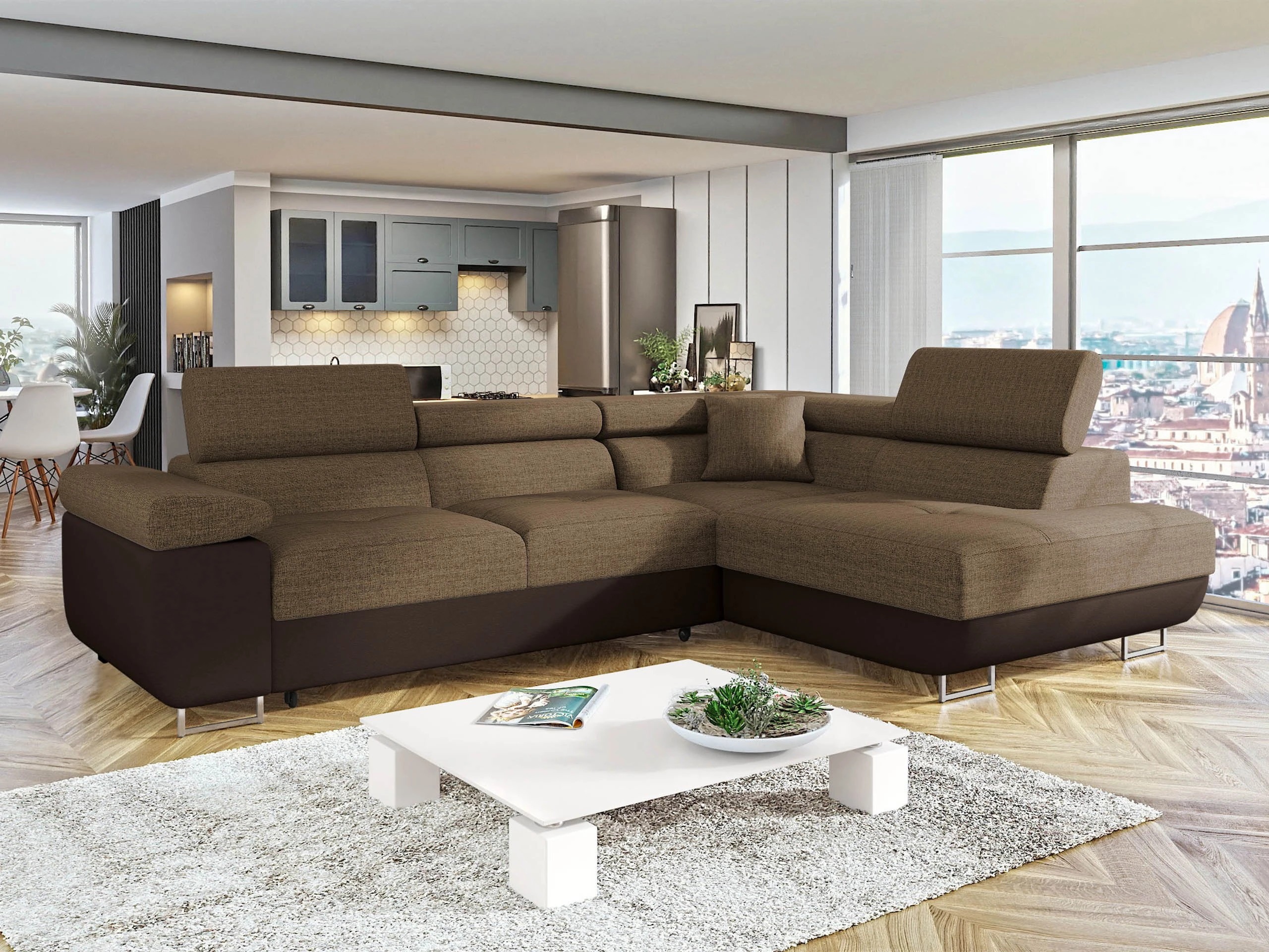 Divano angolare Comfivo Vinetum (Soft 066 + Lux 03)