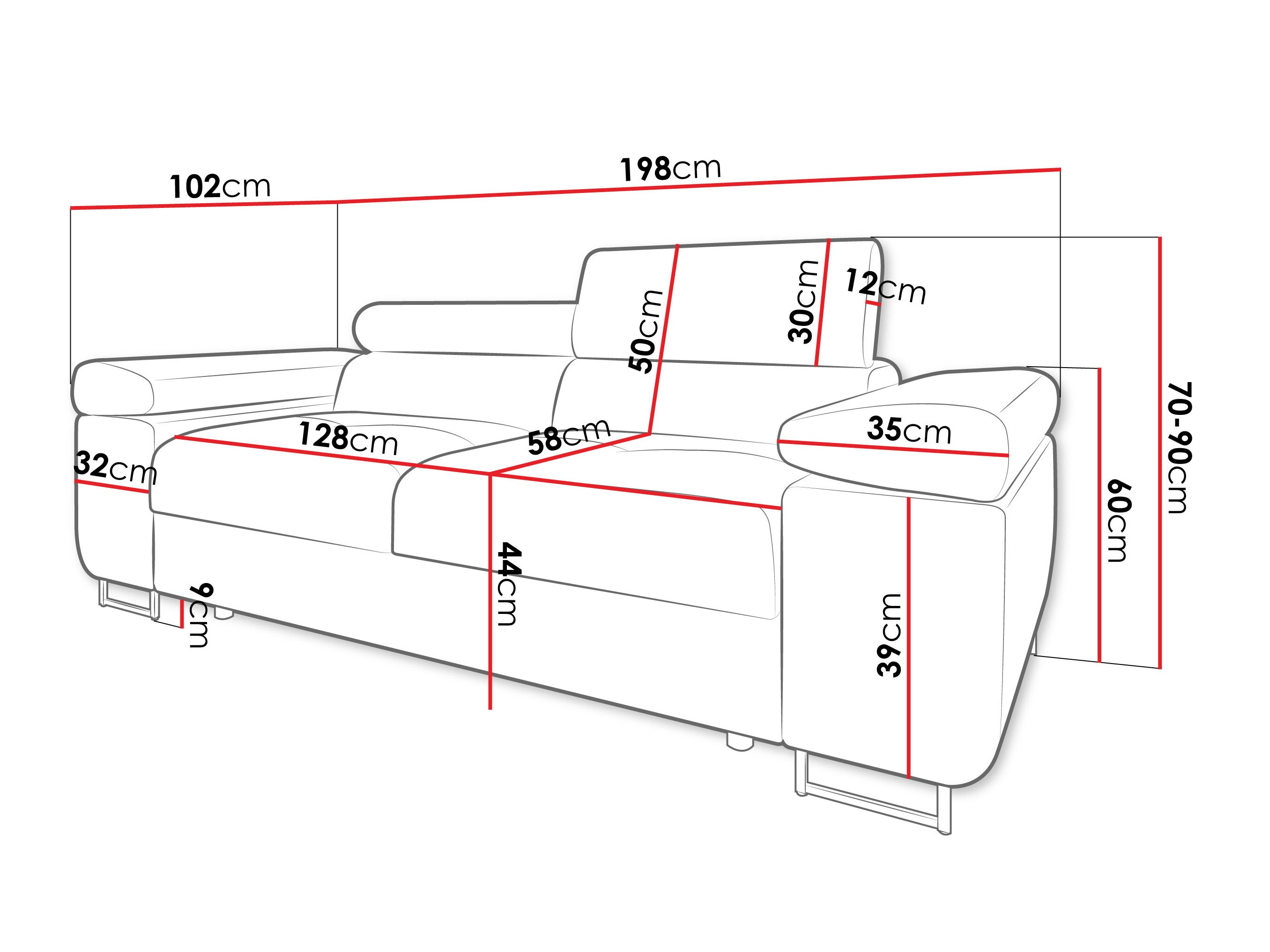 Divano Comfivo Vinetum II (Soft 066 + Lux 03)