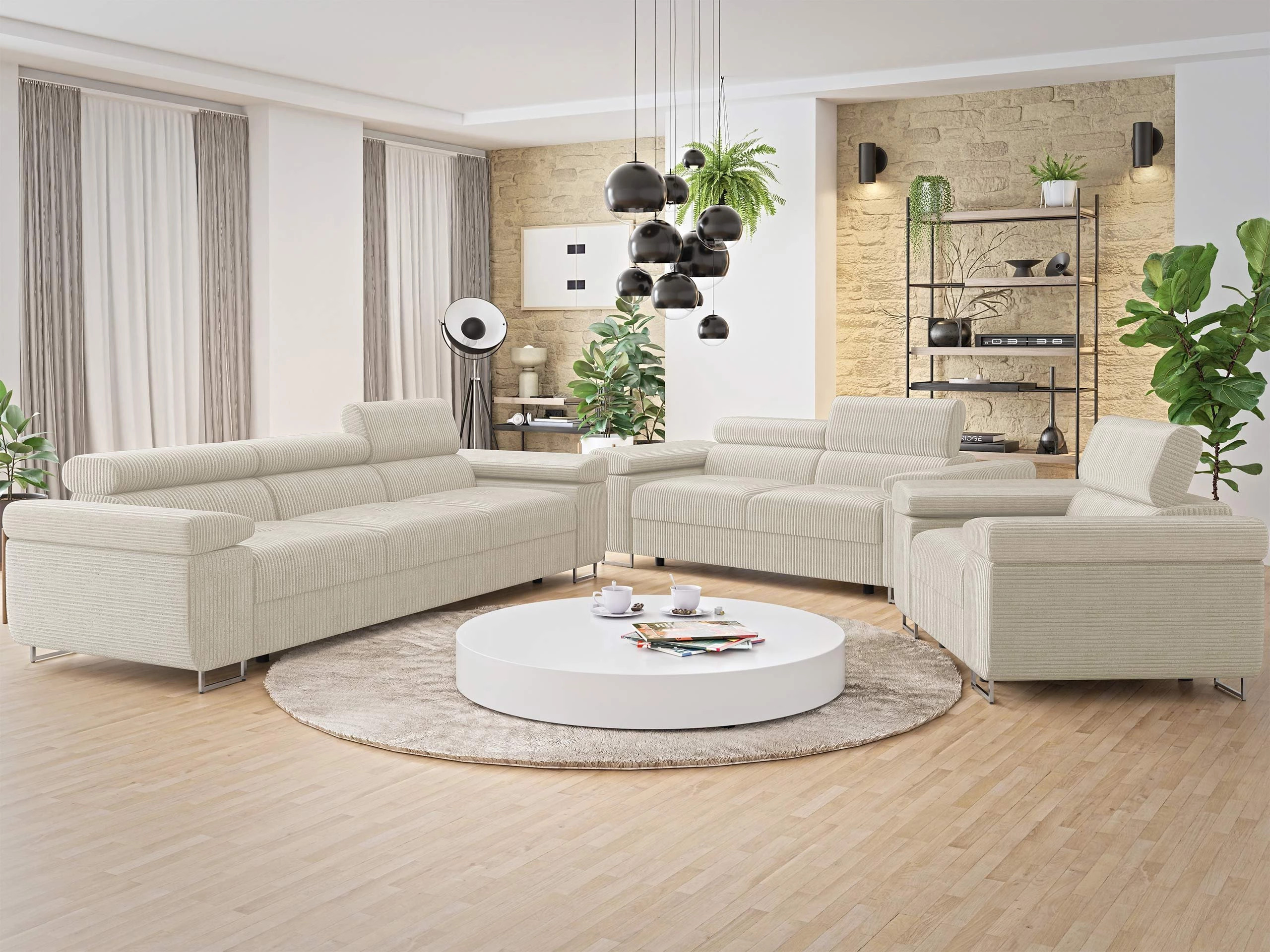Set mobili imbottiti Comfivo Vinetum (Poso 100)
