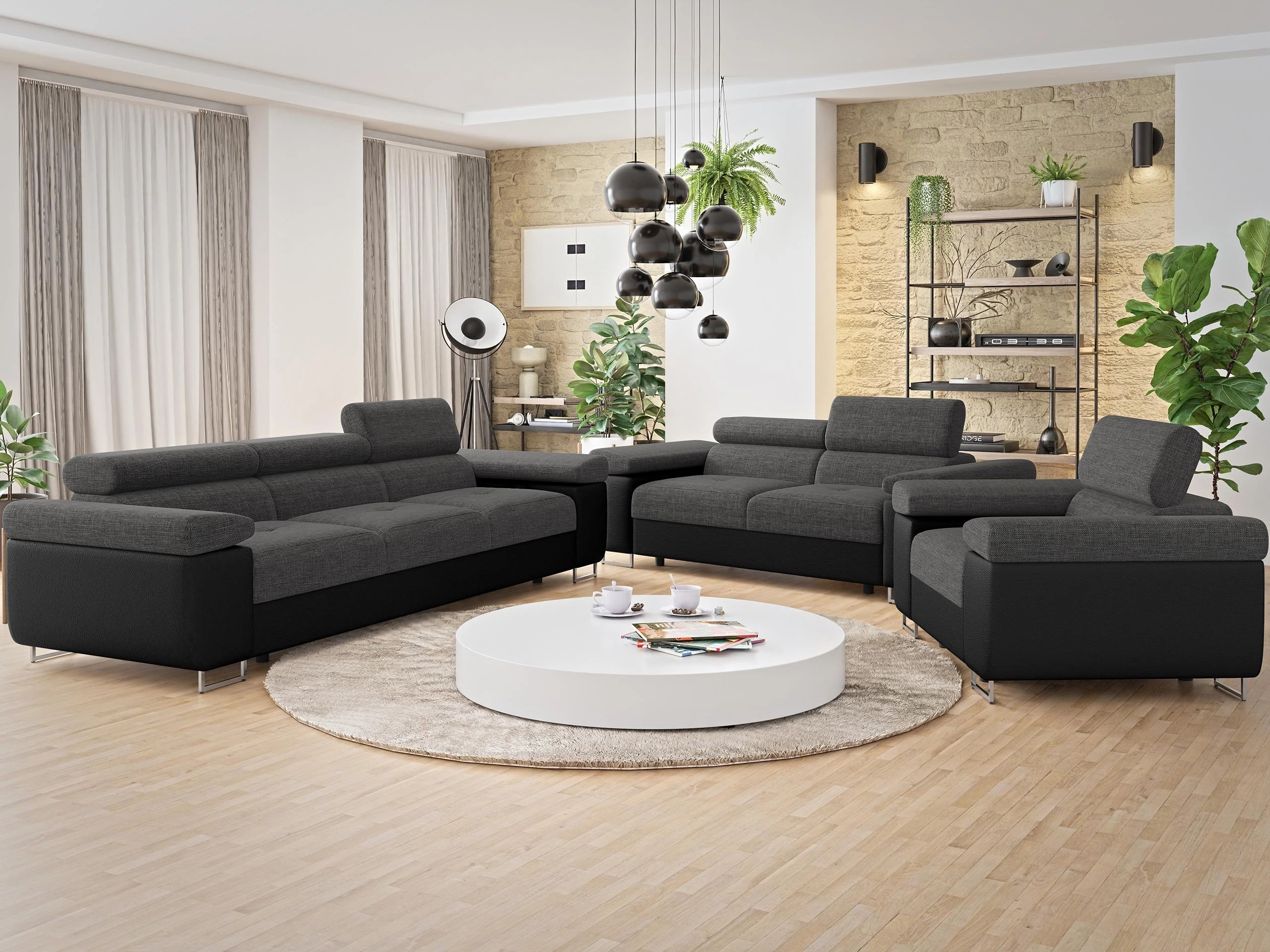 Set mobili imbottiti Comfivo Vinetum (Soft 011 + Lux 06)