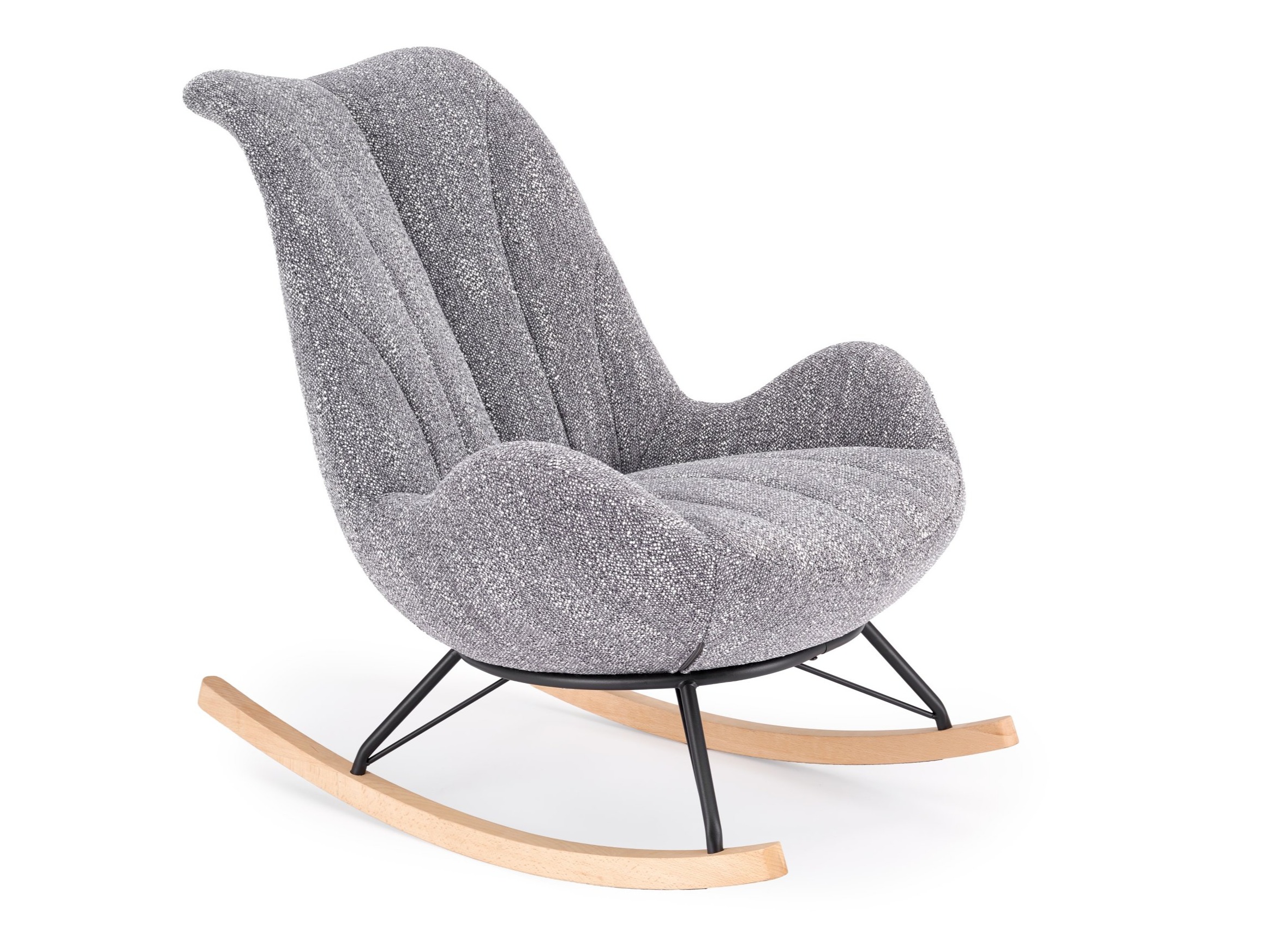 Sedia a dondolo Houston 2099 (Grigio)