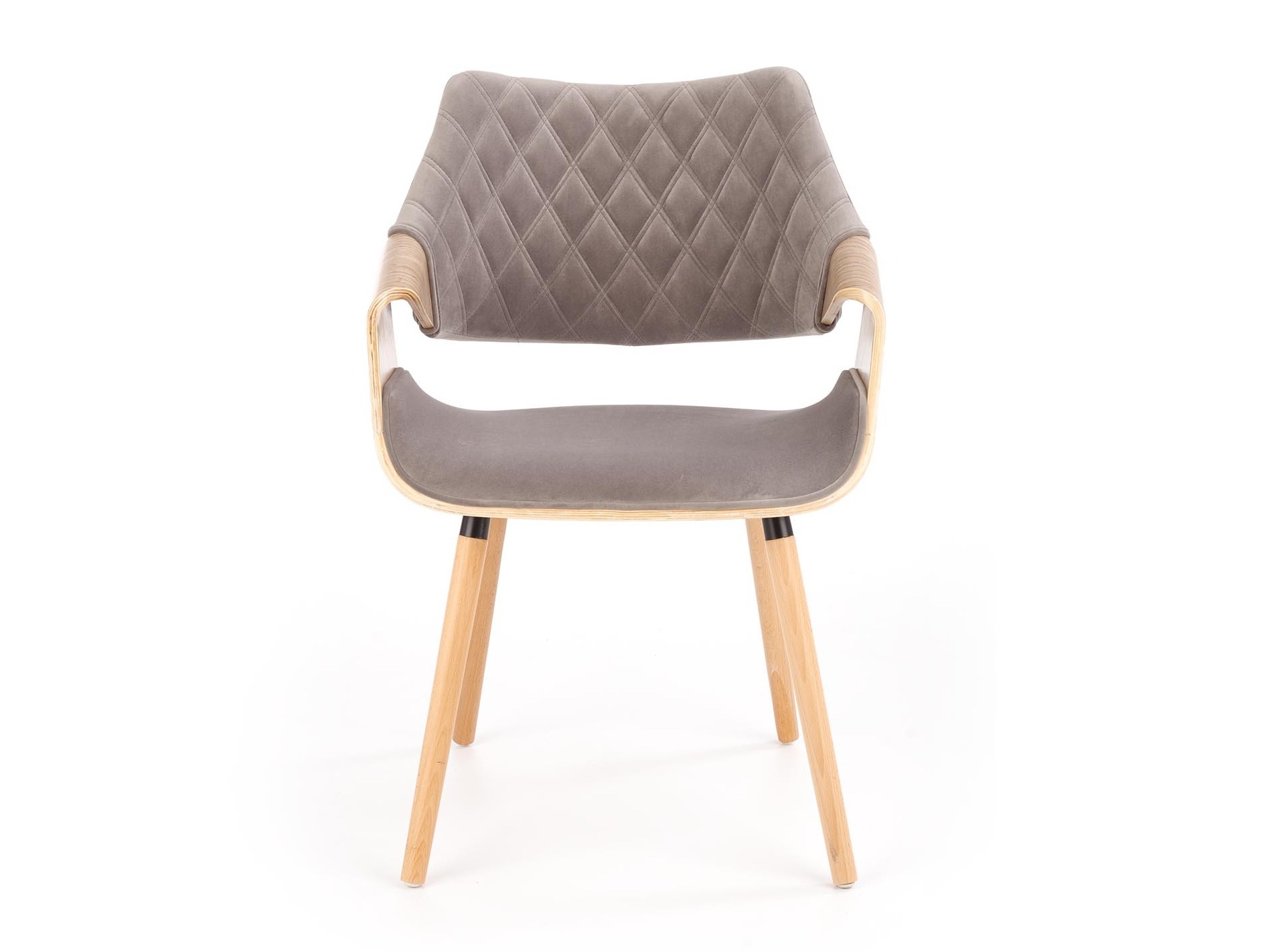 Sedia Houston 720 (Luminoso legno + Grigio)