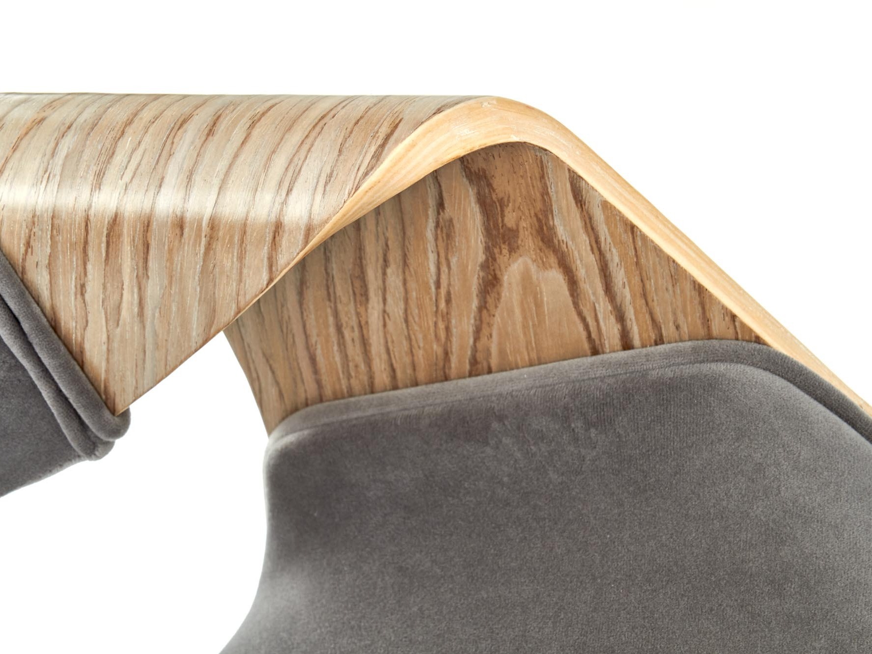 Sedia Houston 720 (Luminoso legno + Grigio)