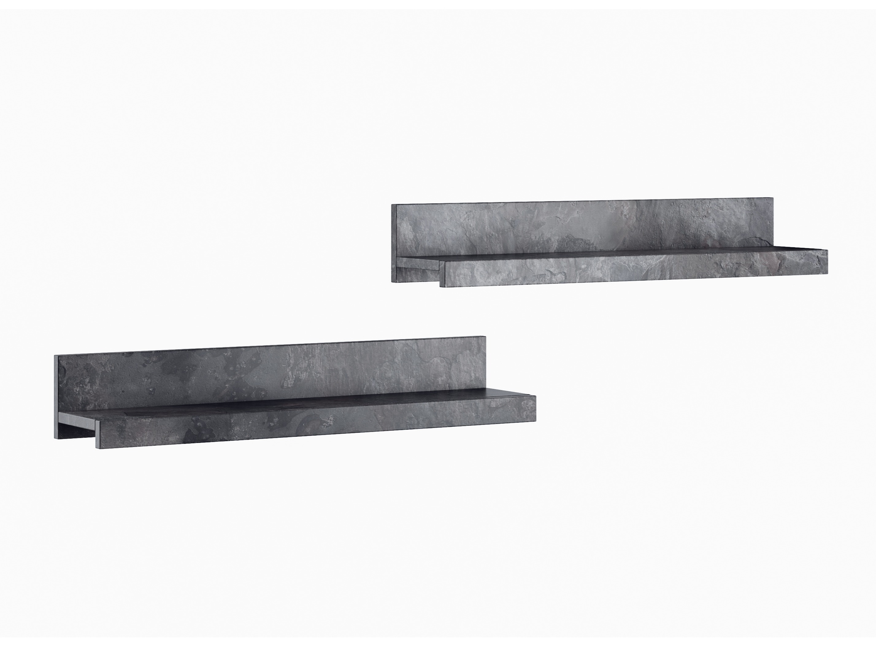 Set di mensole sospese Torvire 105 (Cemento scuro)