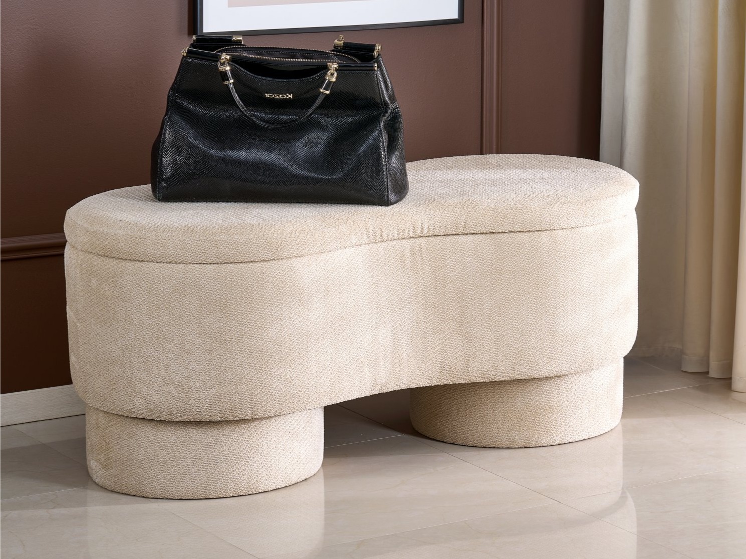 Panca imbottita Houston 2110 (Beige)
