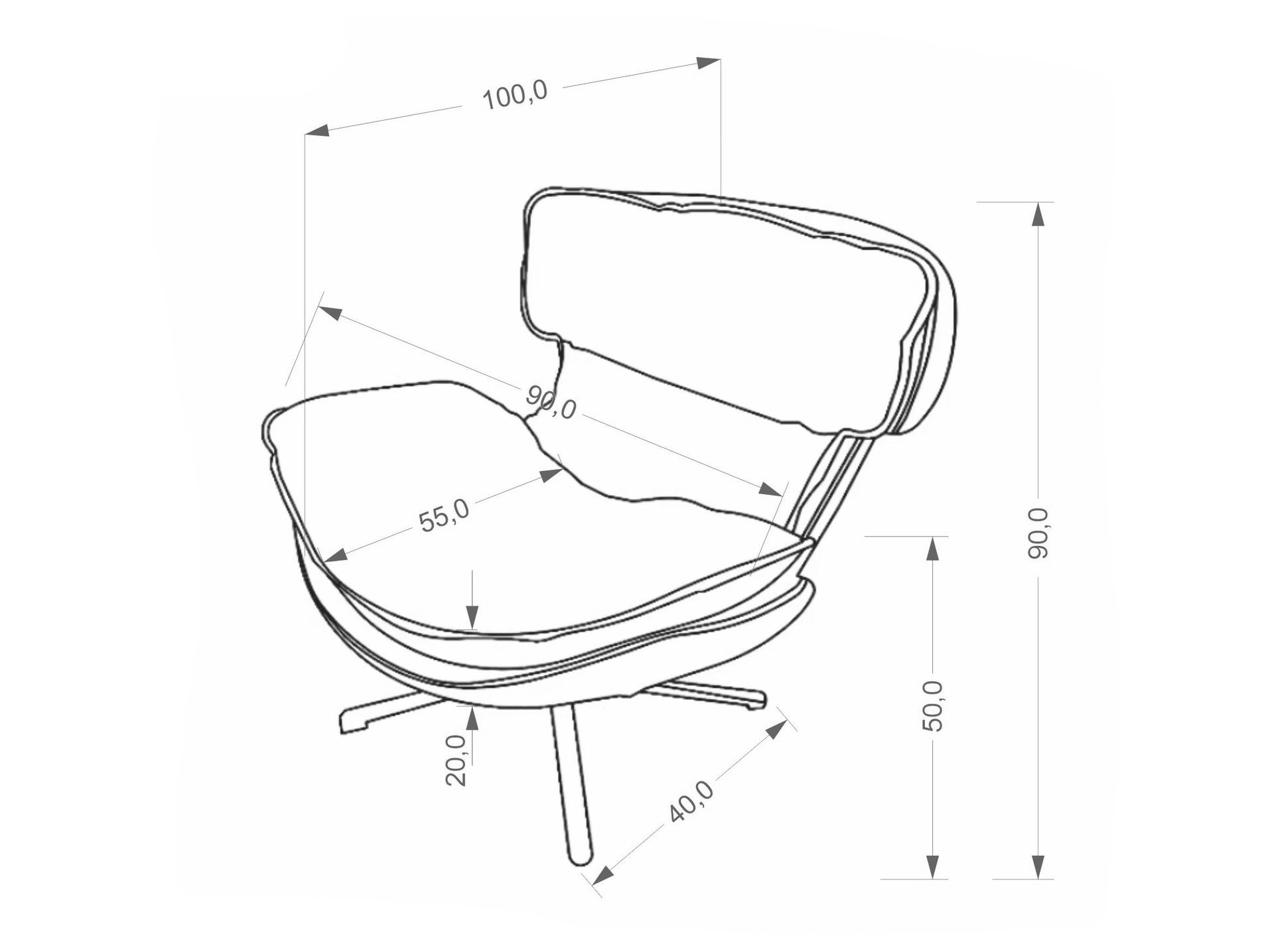 Poltrona Houston 2107 (Beige)