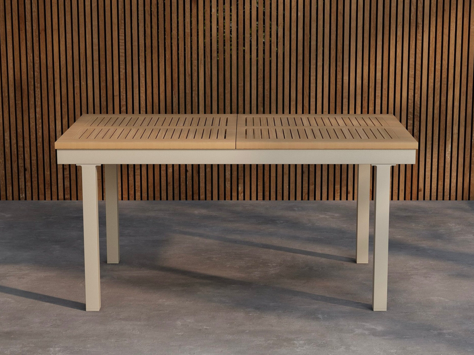 Tavolo esterno Dallas 809 (Teak + Beige)