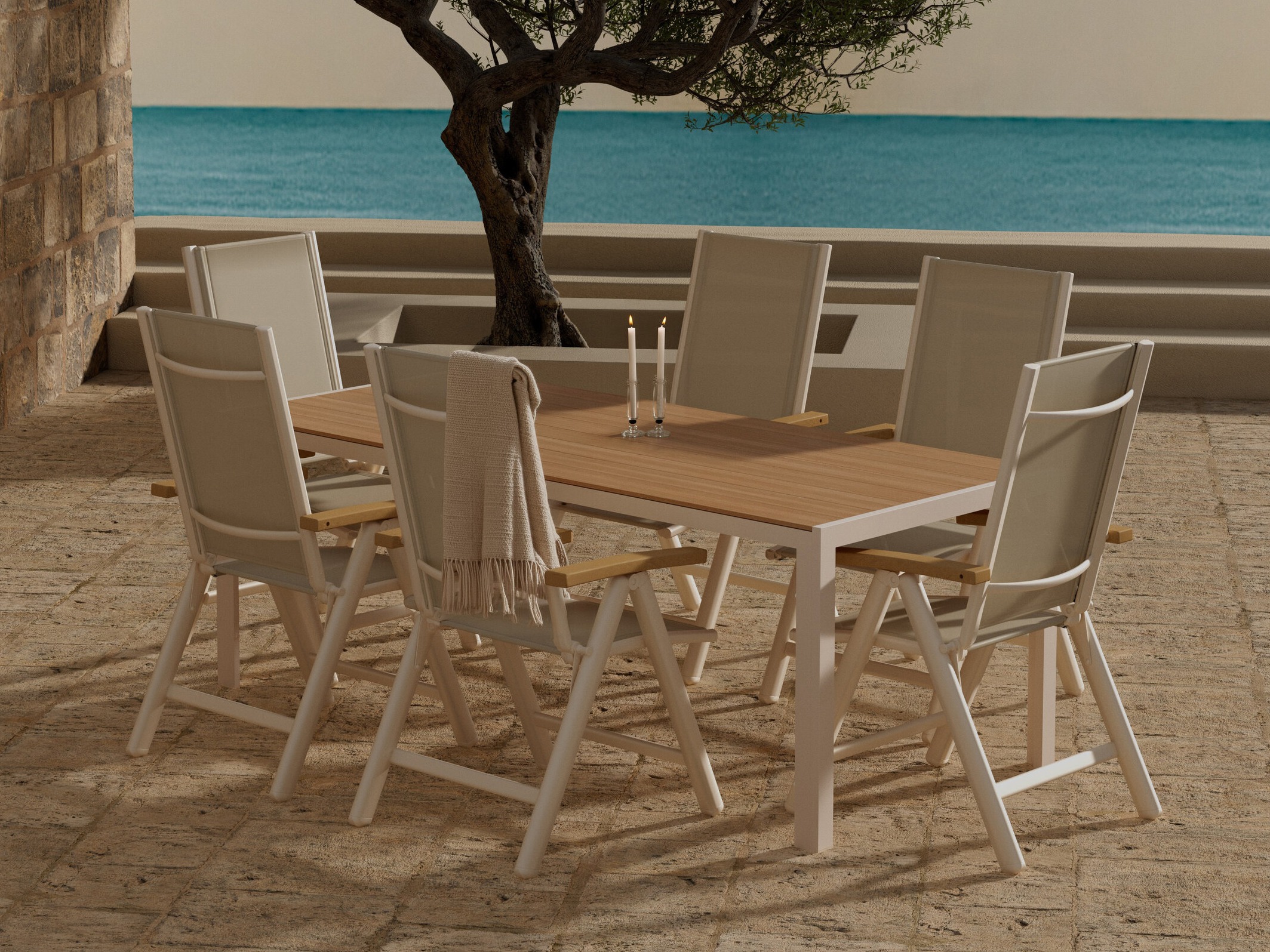 Tavolo e sedie set Dallas 5205