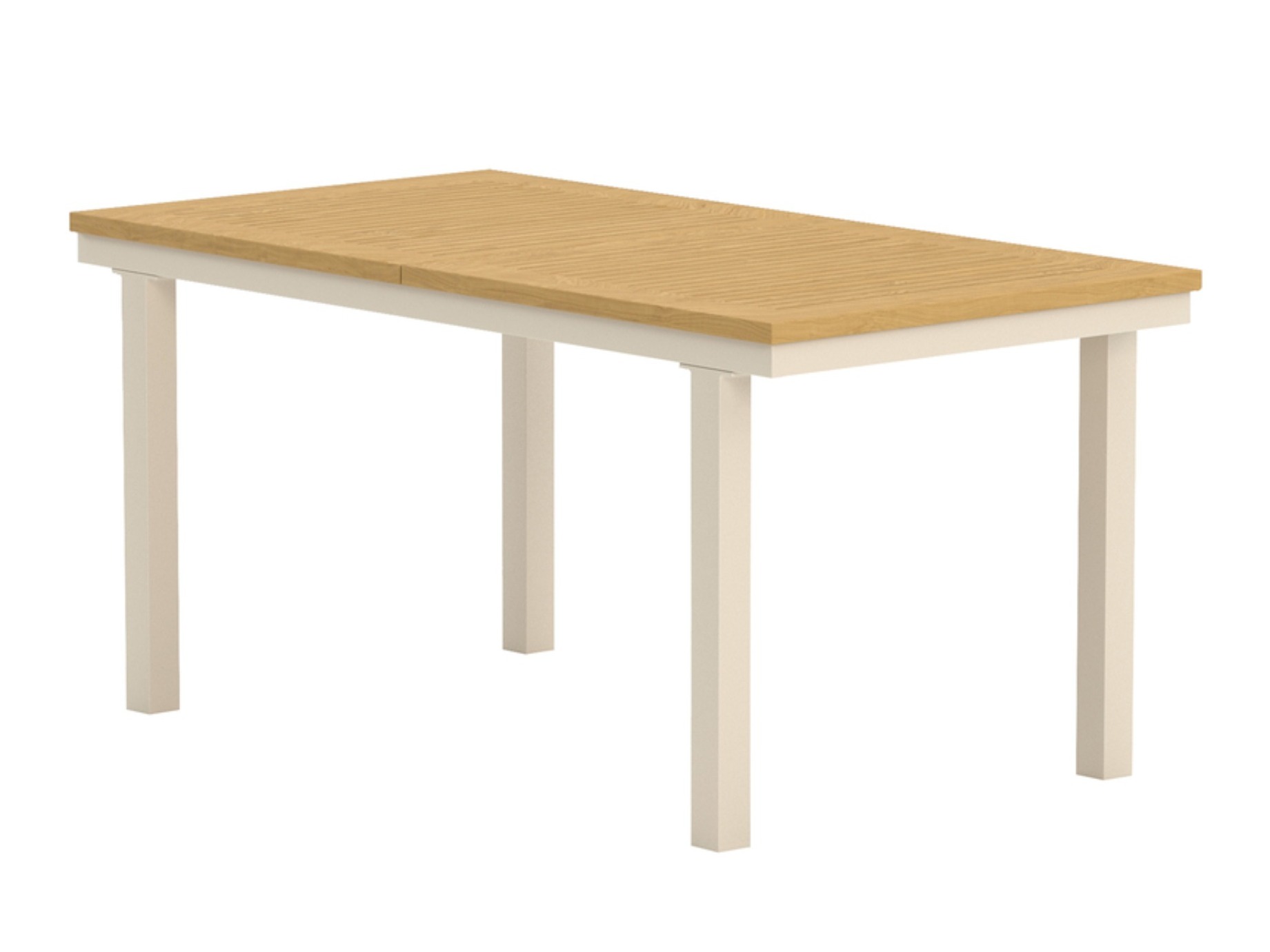 Tavolo e sedie set Dallas 5203 (Teak + Beige)