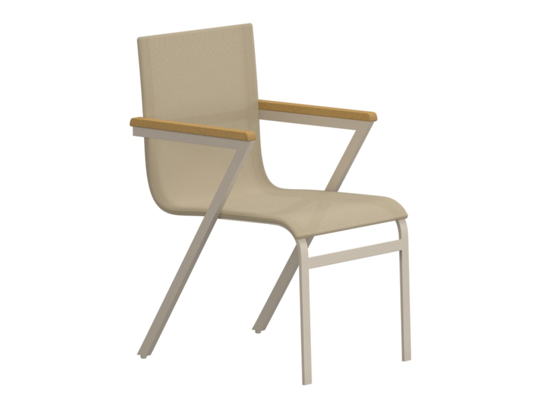Tavolo e sedie set Dallas 5203 (Teak + Beige)