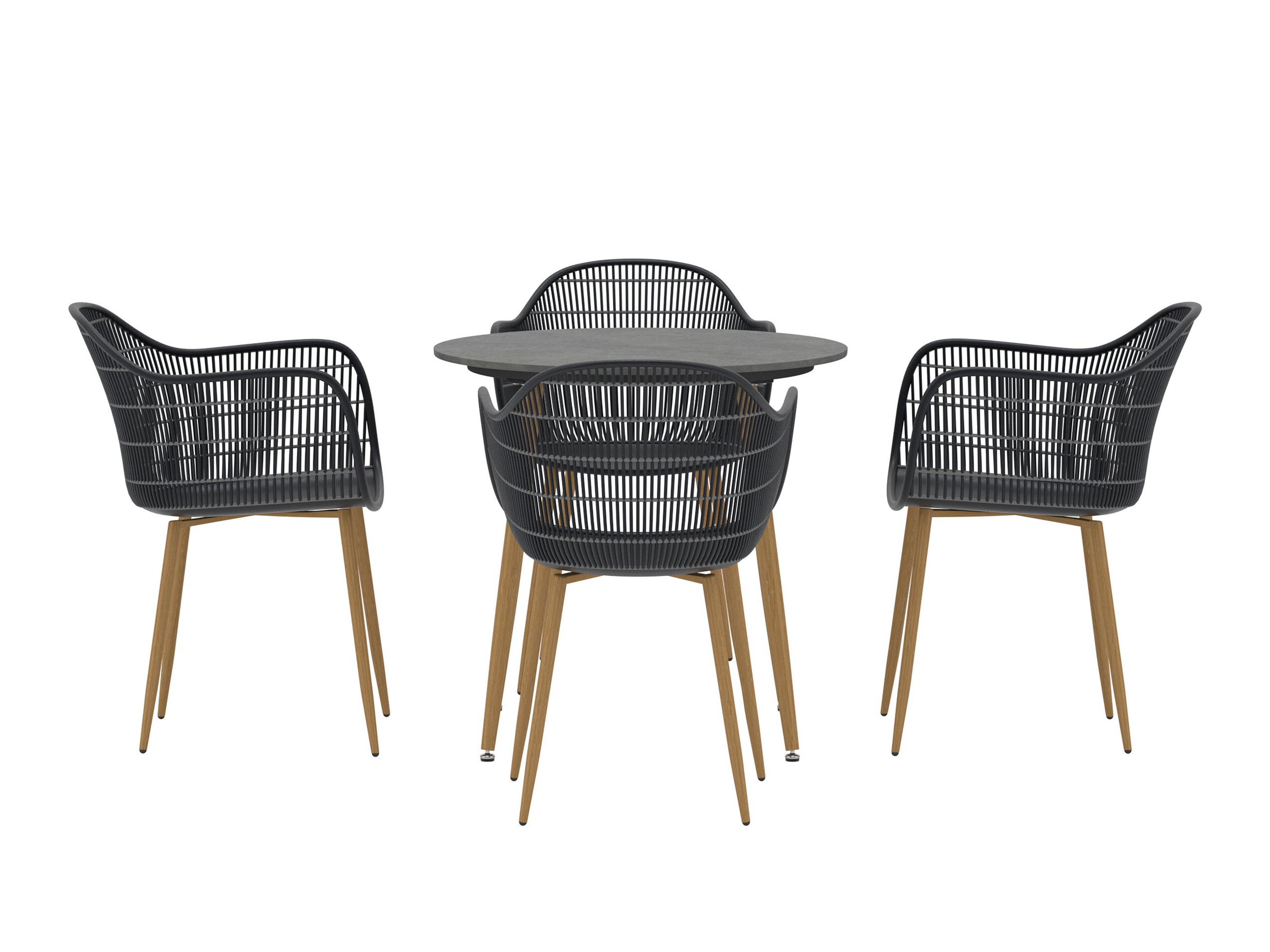 Tavolo e sedie set Dallas 5221