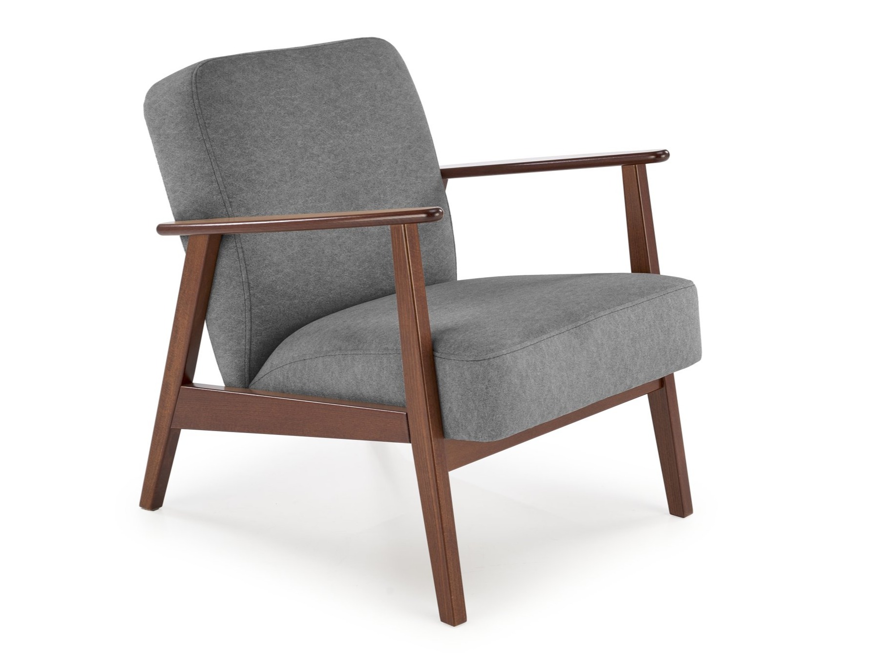 Poltrona Houston 2116 (Grigio + Noce)
