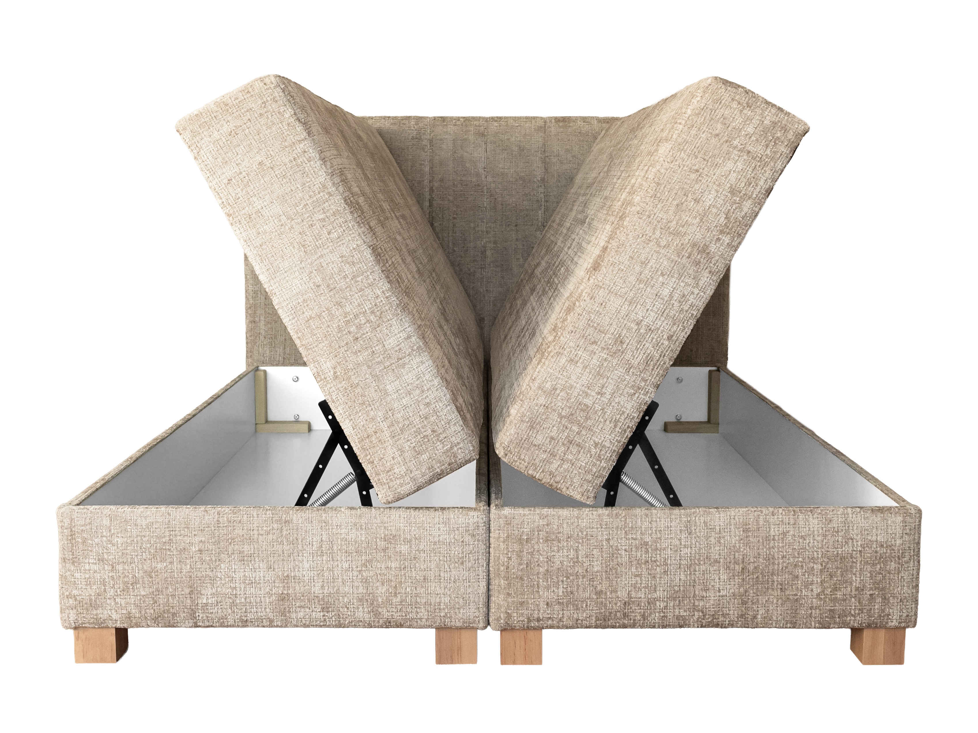 Letto continentale Houston 2119 (Beige)
