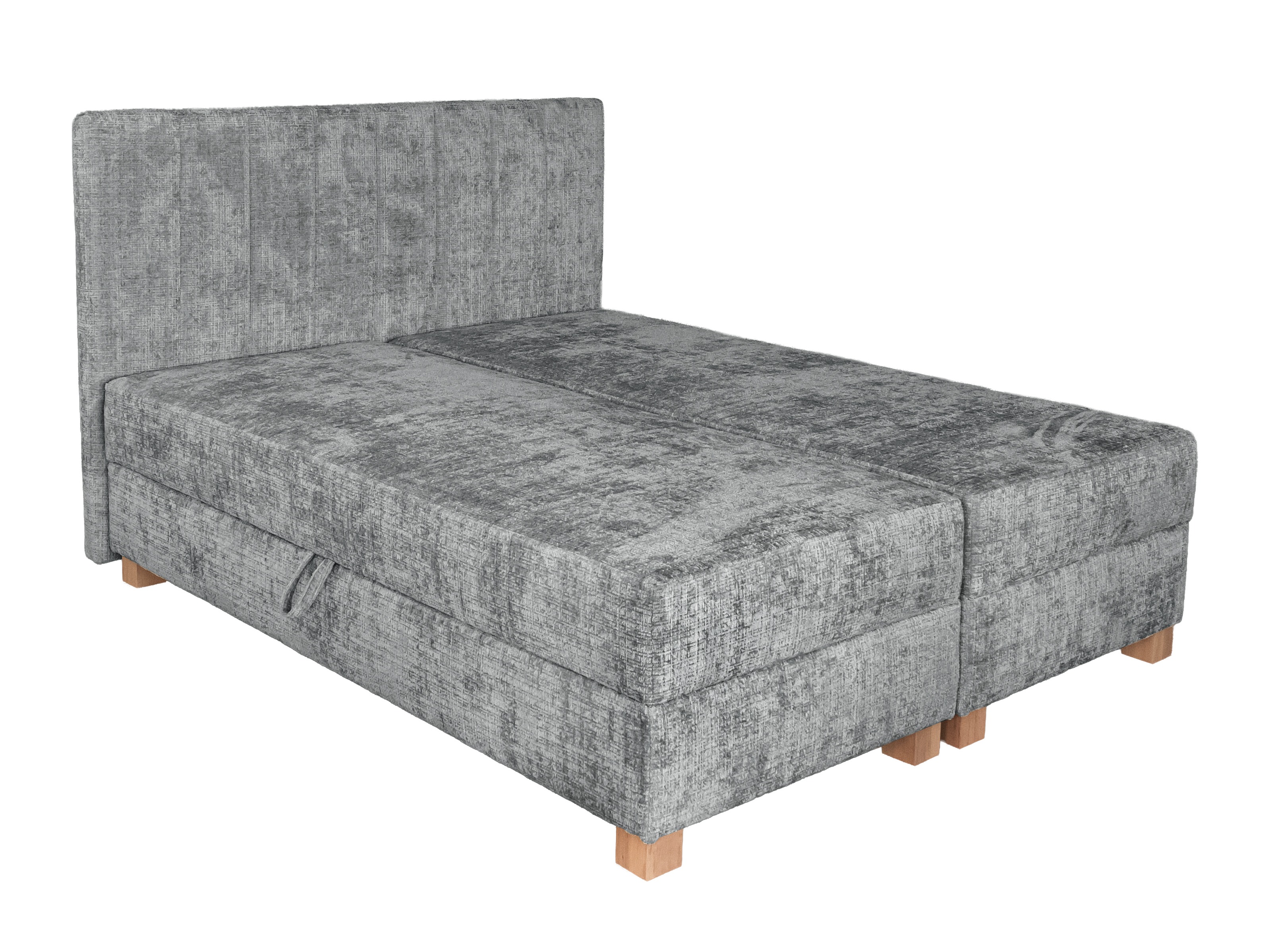 Letto continentale Houston 2119 (Grigio)