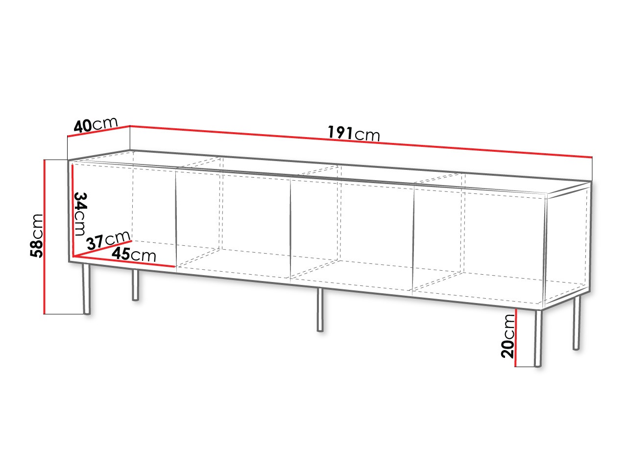Mobile porta TV Doctrina III