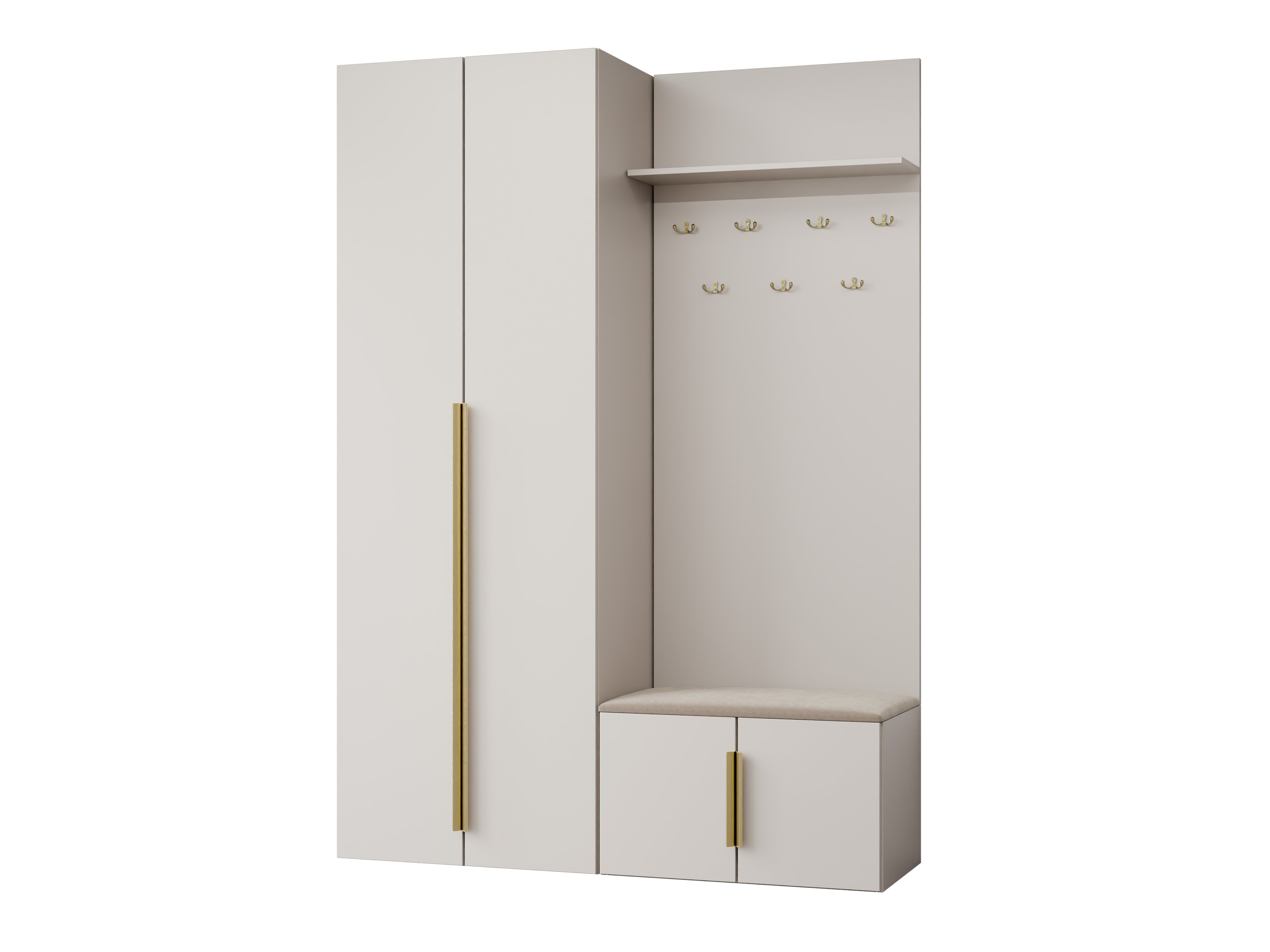 Set arredo da corridoio Comfivo 582 (Beige)