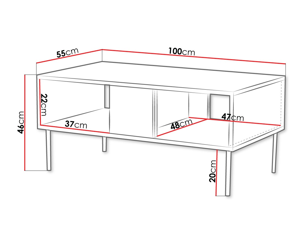 Tavolino da caffè Doctrina I