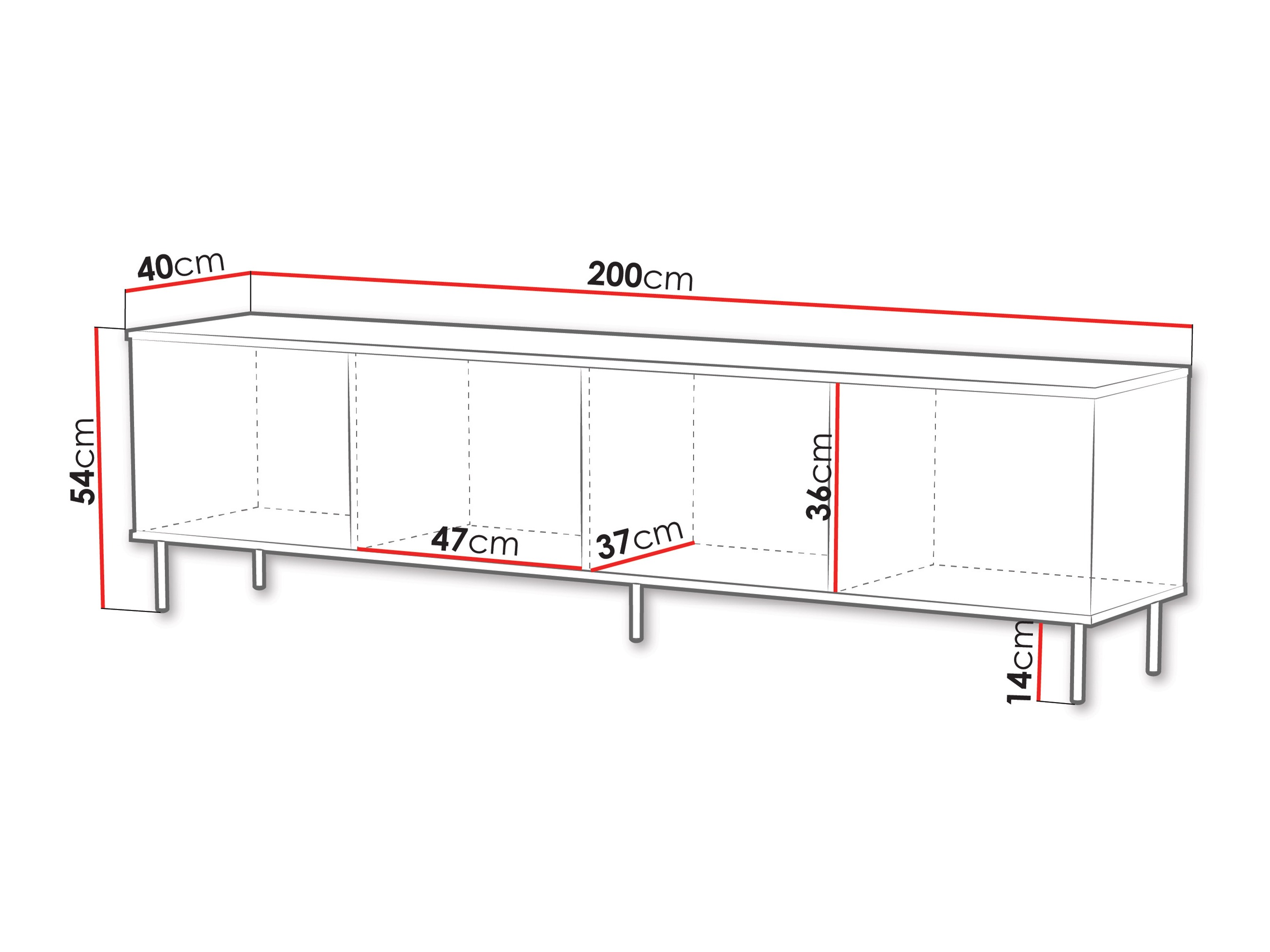Mobile porta TV Tempus
