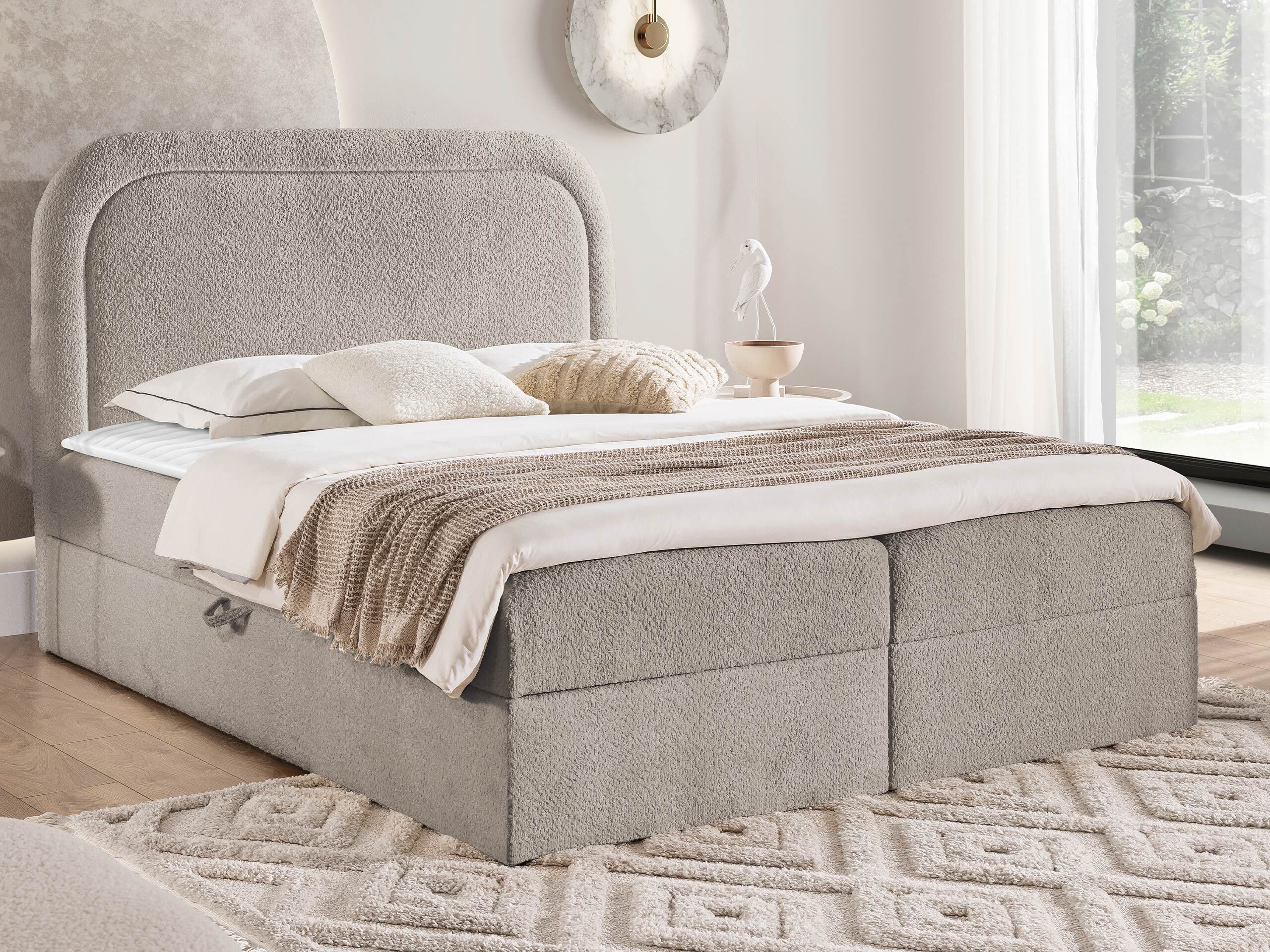 Letto continentale Color (Coral 50)