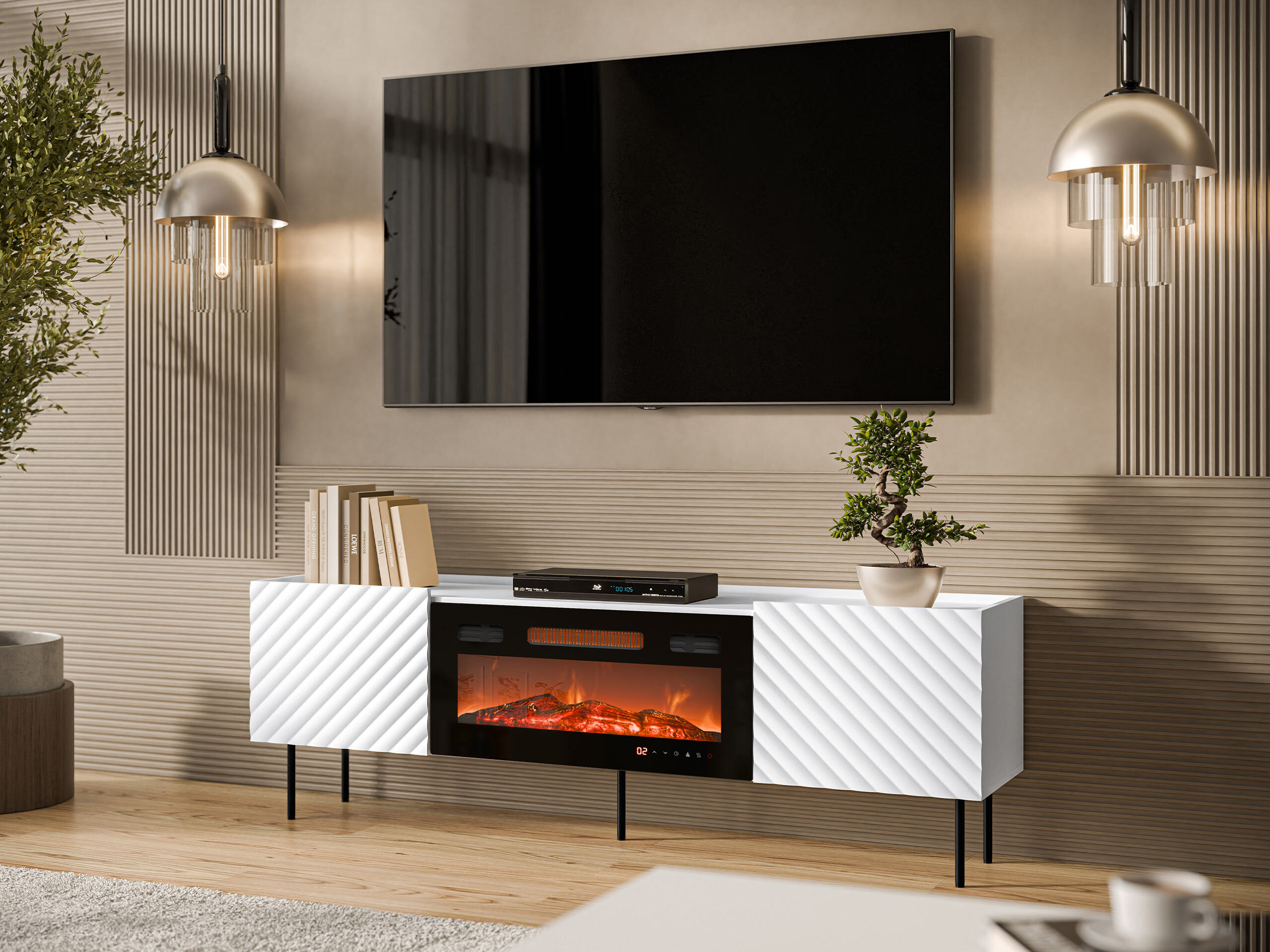 Mobile porta TV Sillen III (Bianco)