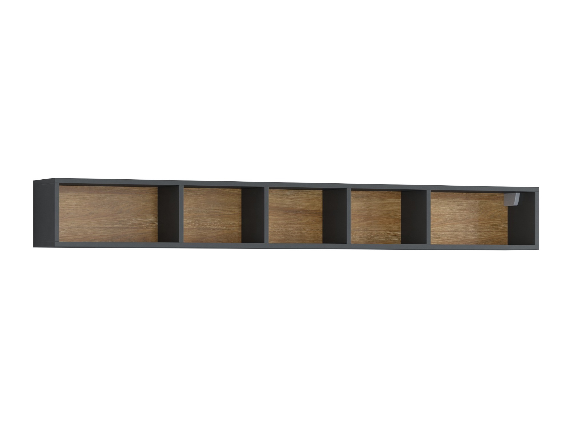 Mensola Torsone 105 (Antracite + Nipote di quercia)