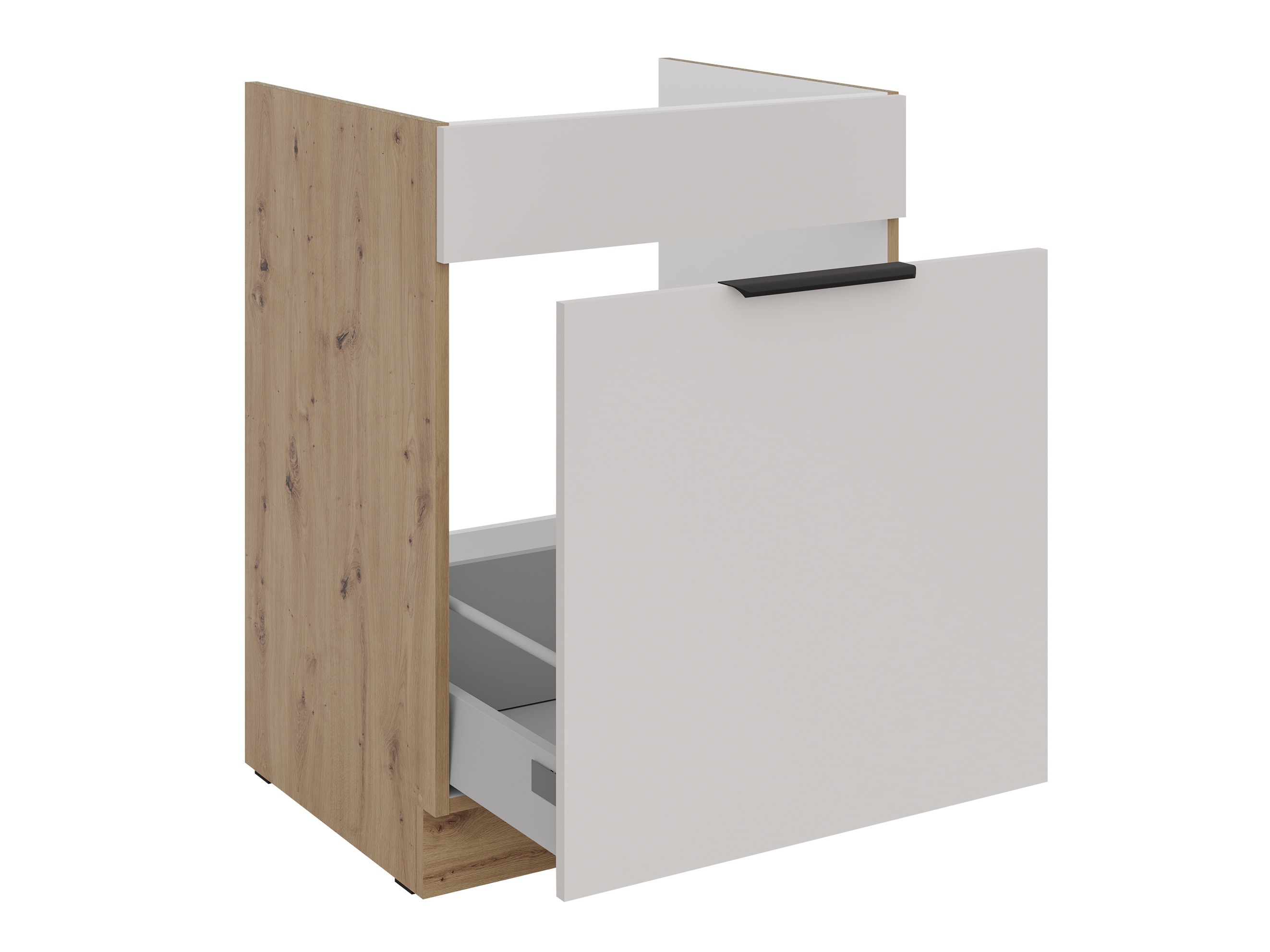 Mobiletto sottolavabo modulare con cassetto Sole 141