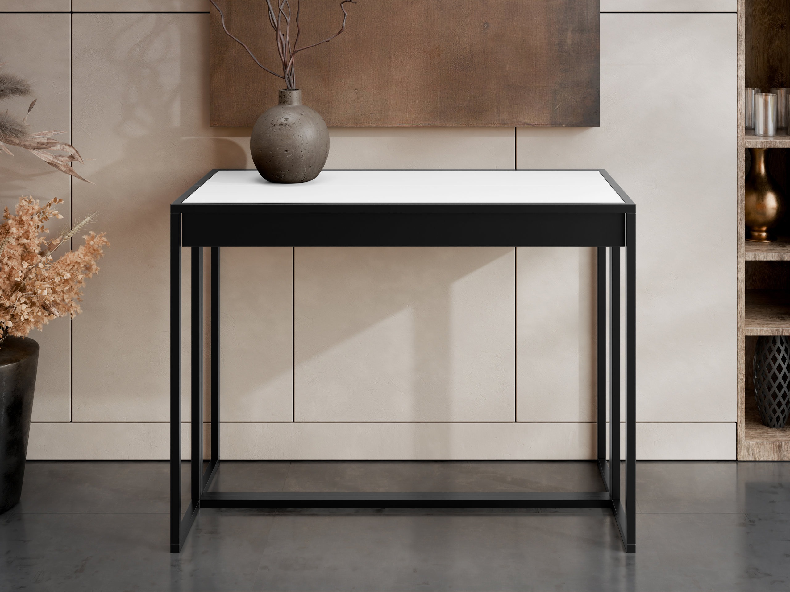 Tavolo pieghevole Oswego 180 (Bianco + Nero)