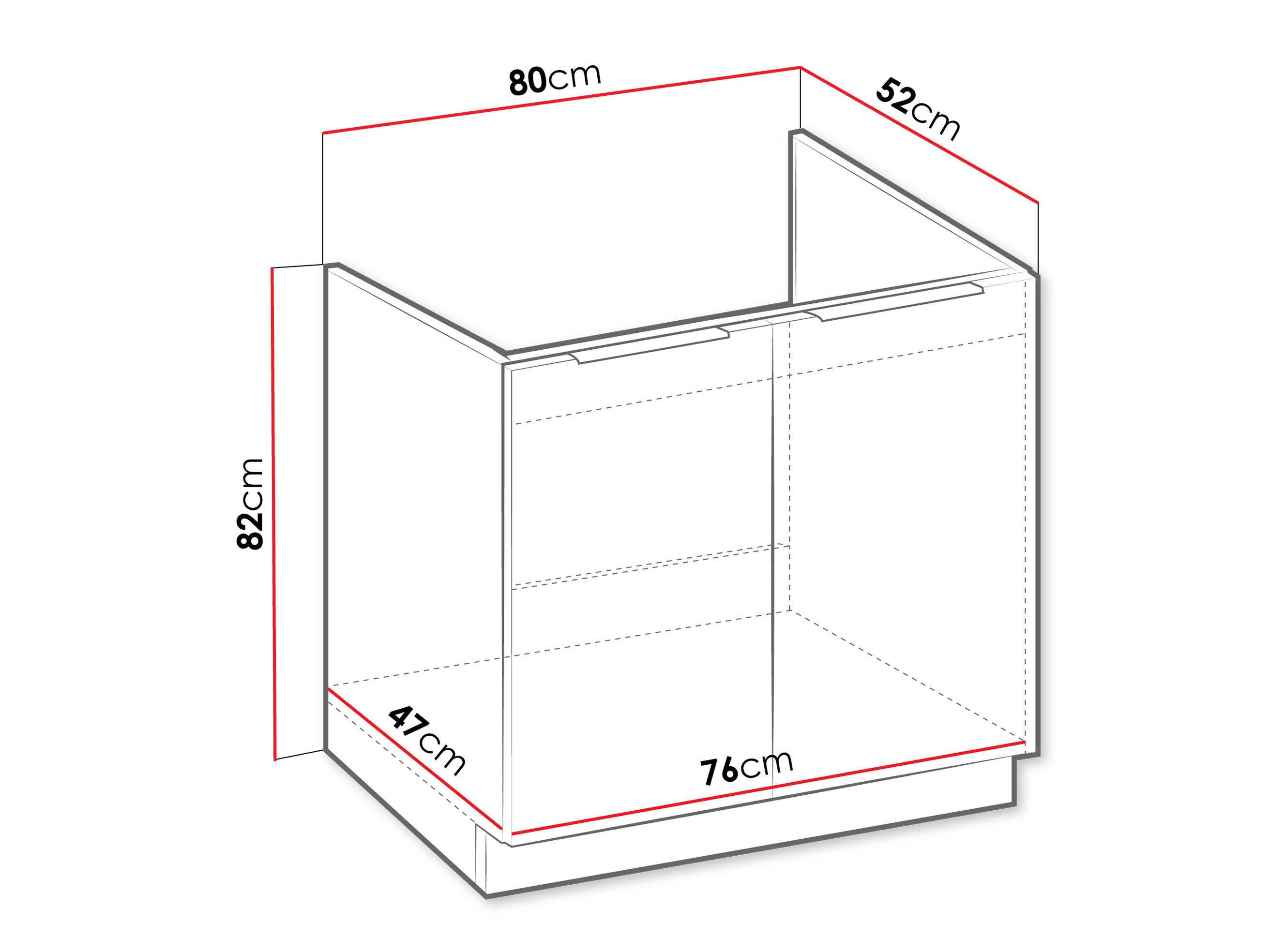 Mobile lavabo componibile con ante Sole 153