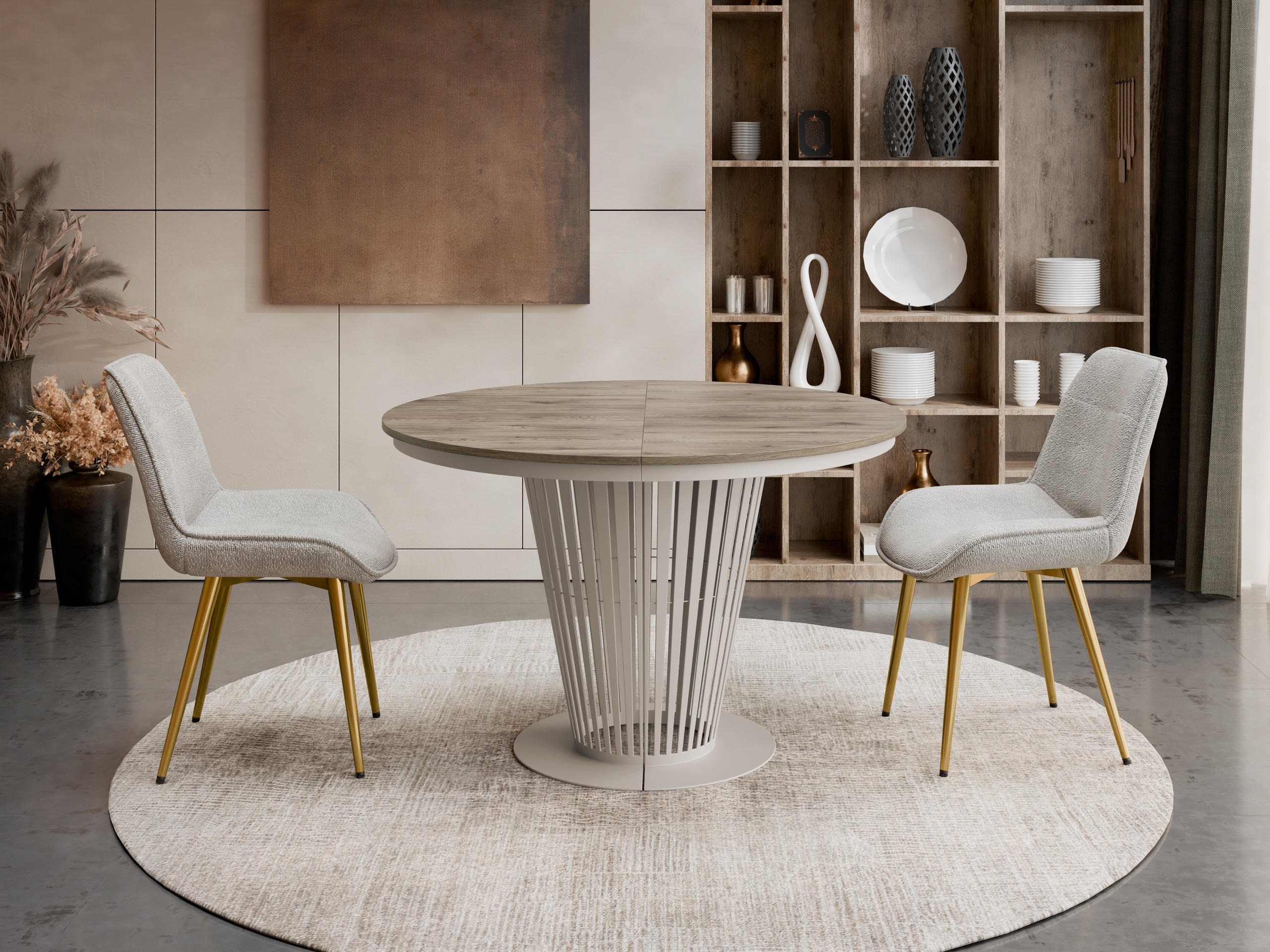 Tavolo Oswego 179 (Cachemire + Rovere moro)