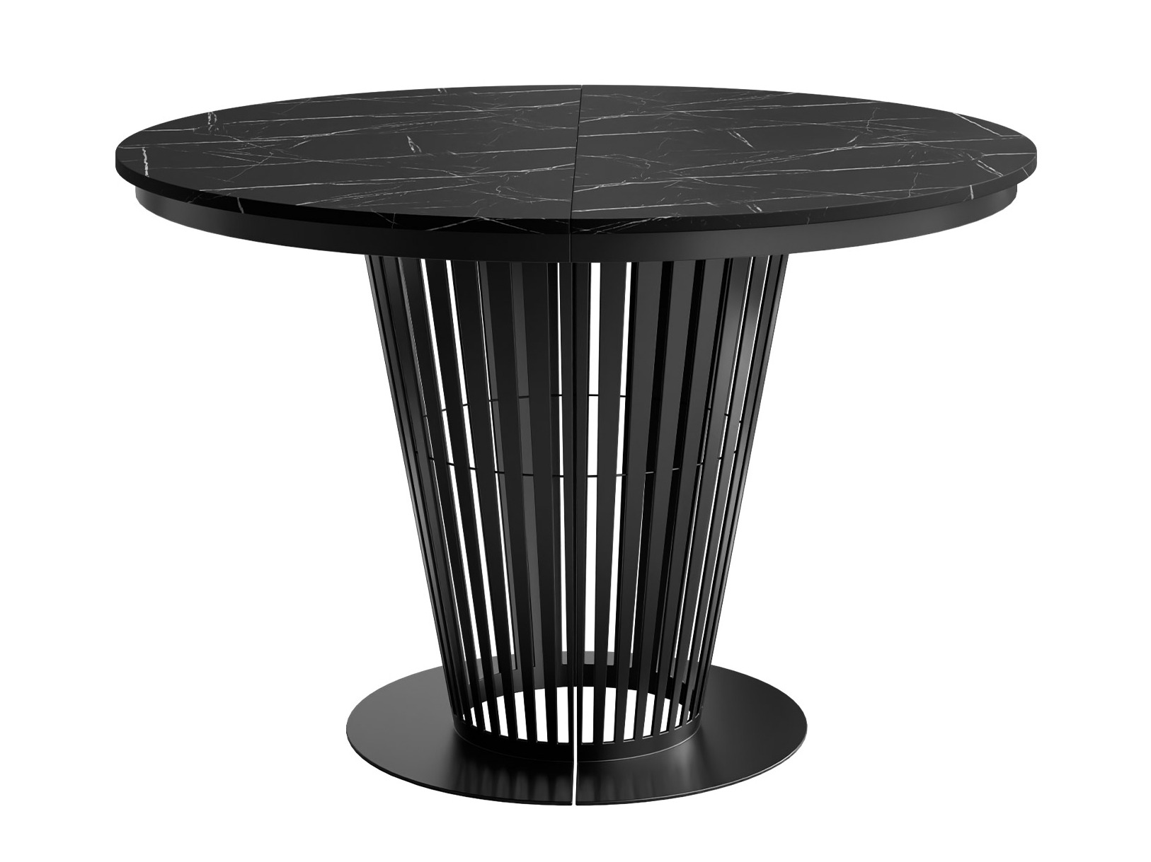 Tavolo Oswego 179 (Nero + Marmo nero)