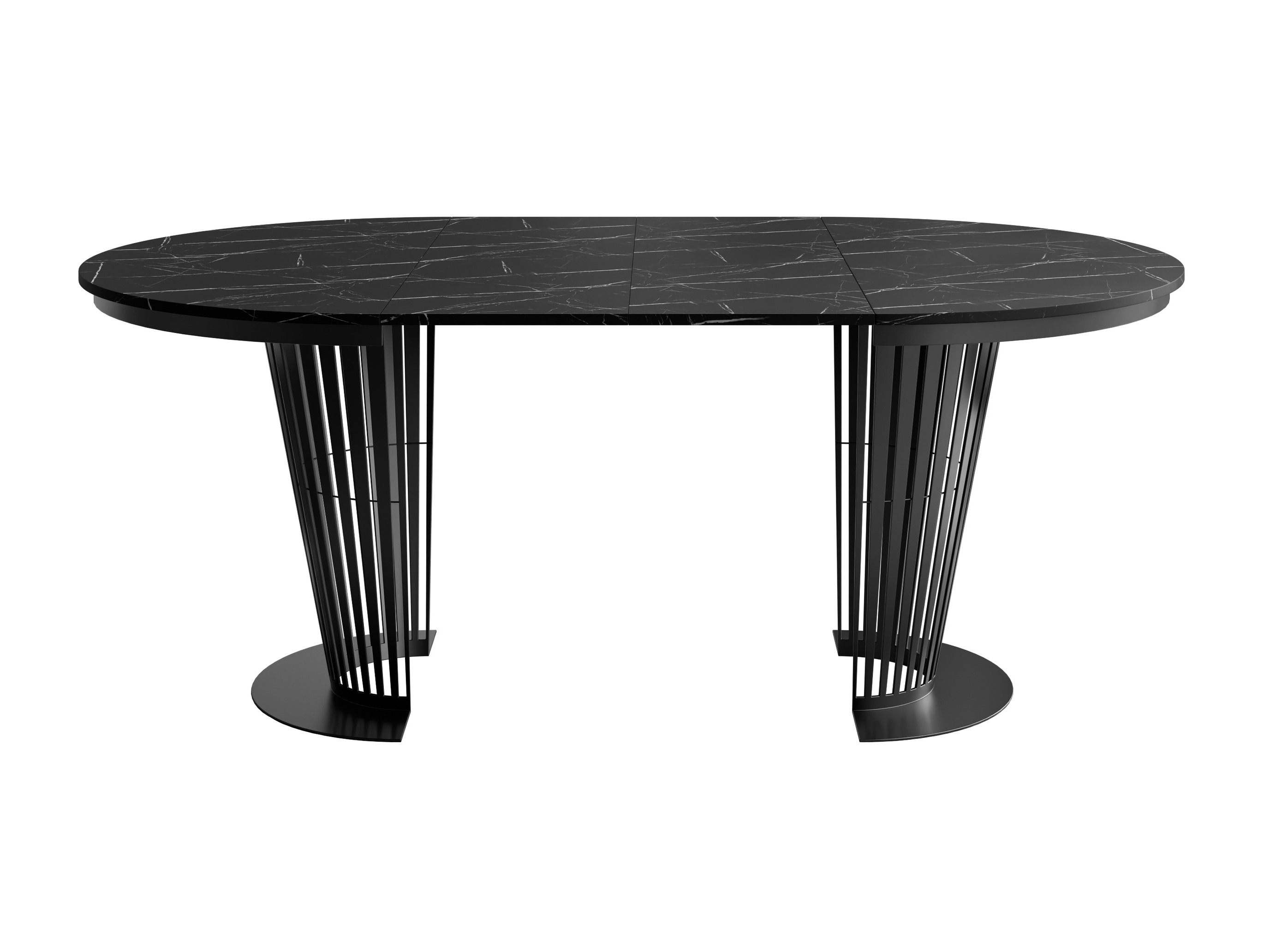 Tavolo Oswego 179 (Nero + Marmo nero)