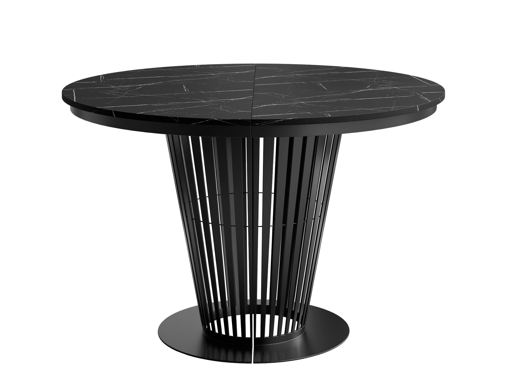 Tavolo Oswego 181 (Nero + Marmo nero)