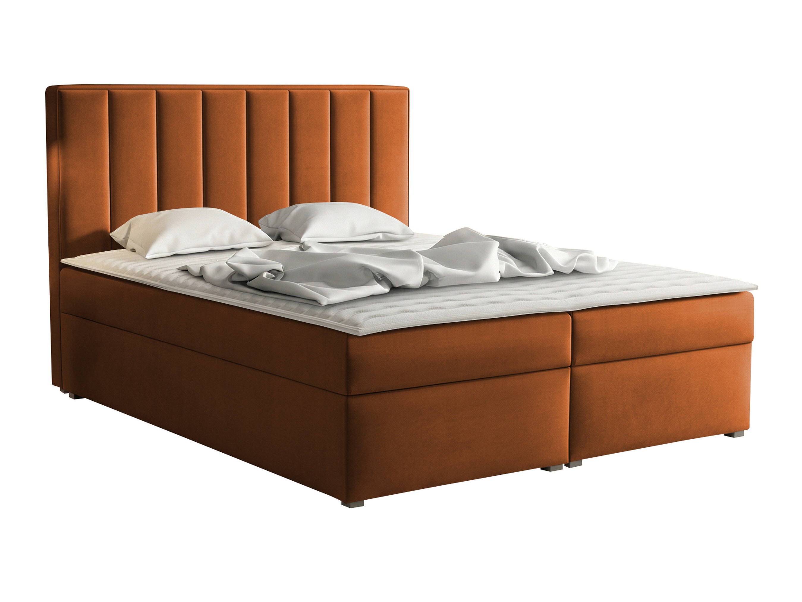 Letto continentale Pomona 116 (Magic velluto 2213)