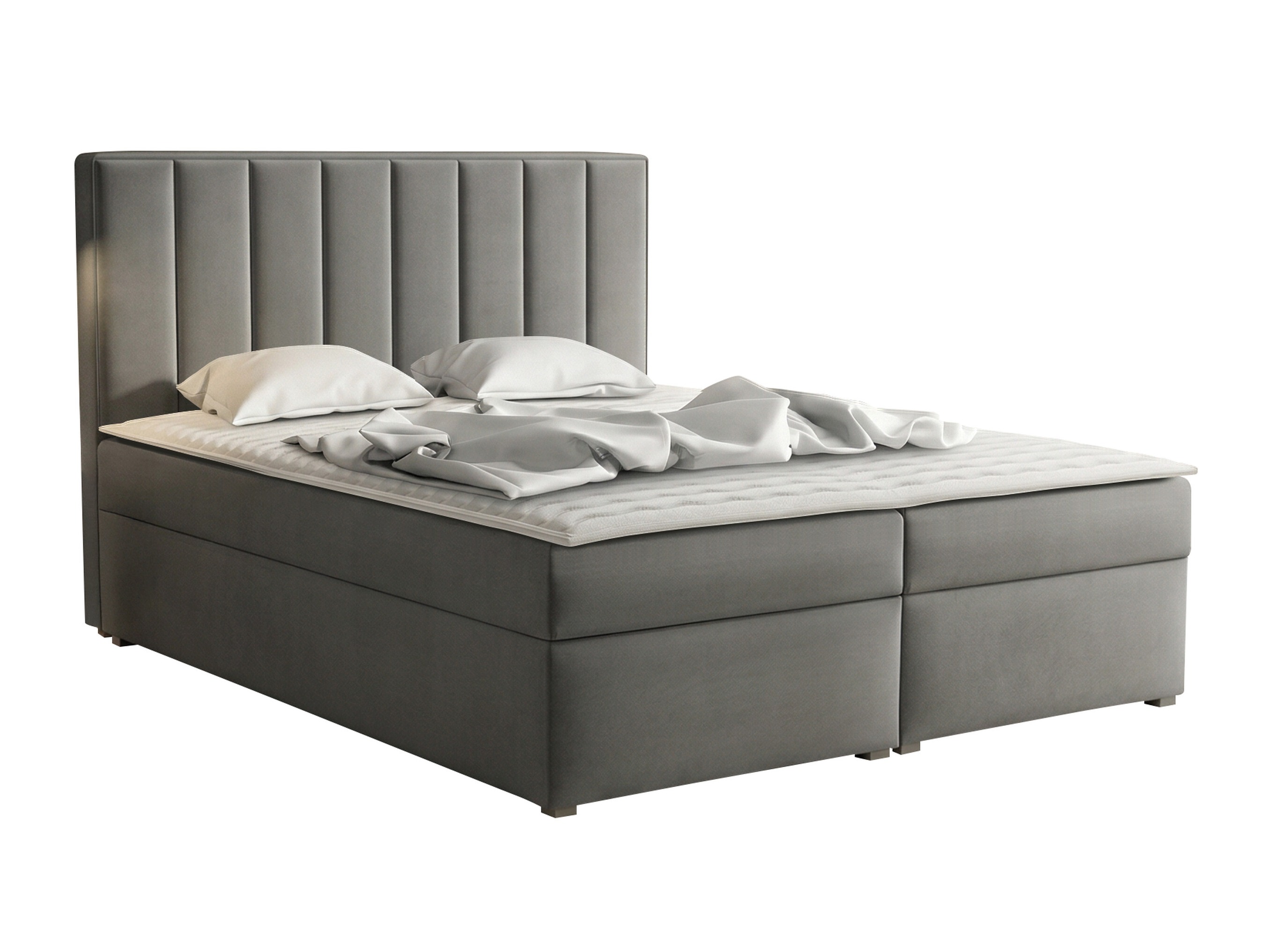 Letto continentale Pomona 116 (Magic velluto 2217)