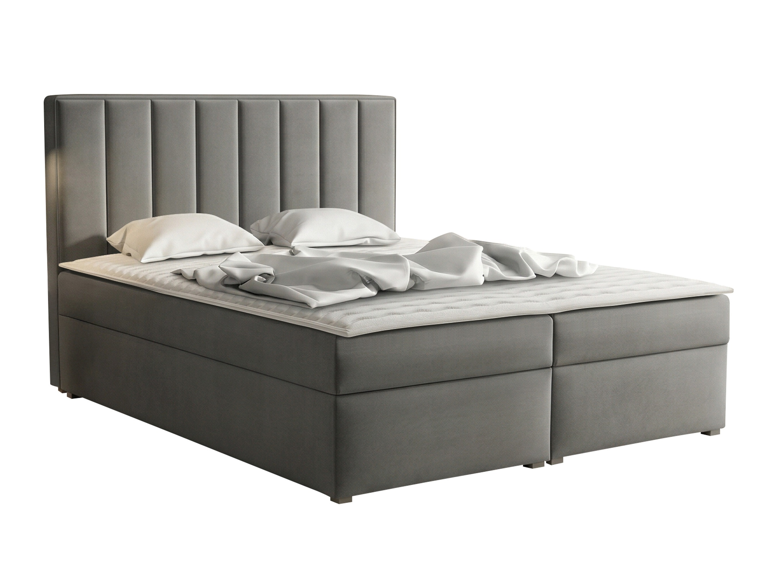 Letto continentale Pomona 116 (Magic velluto 2217)