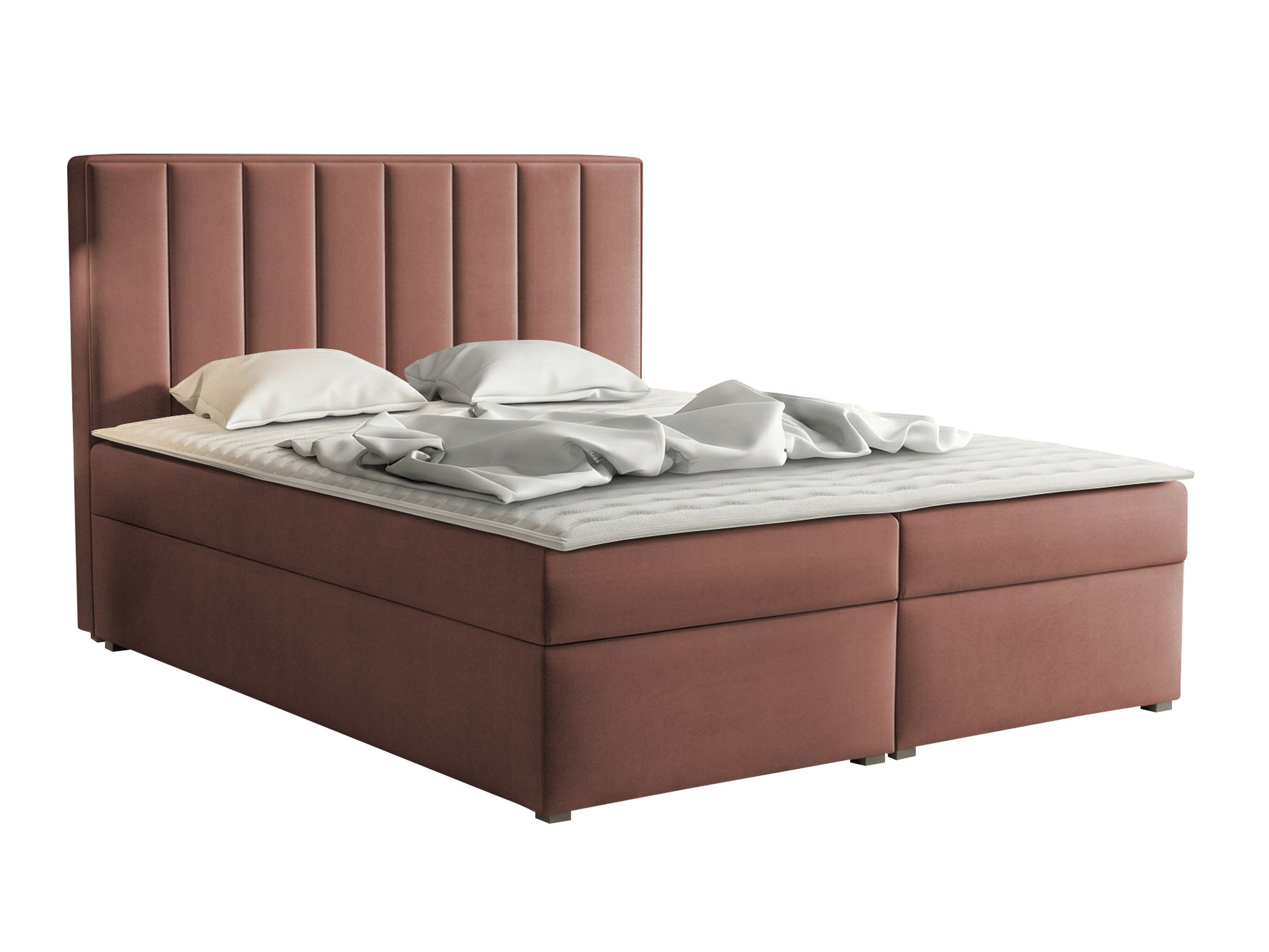 Letto continentale Pomona 116 (Magic velluto 2258)