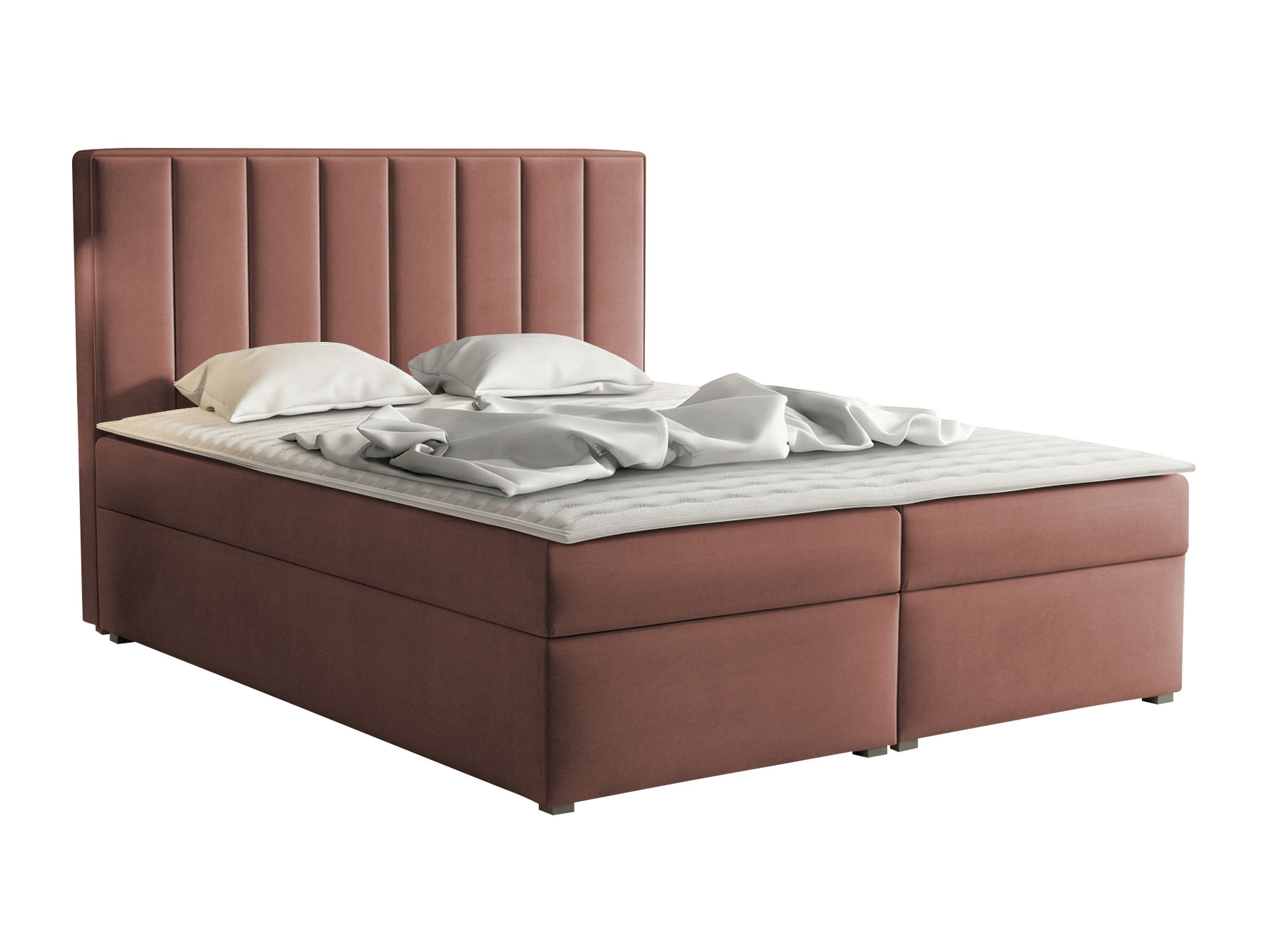 Letto continentale Pomona 116 (Magic velluto 2258)