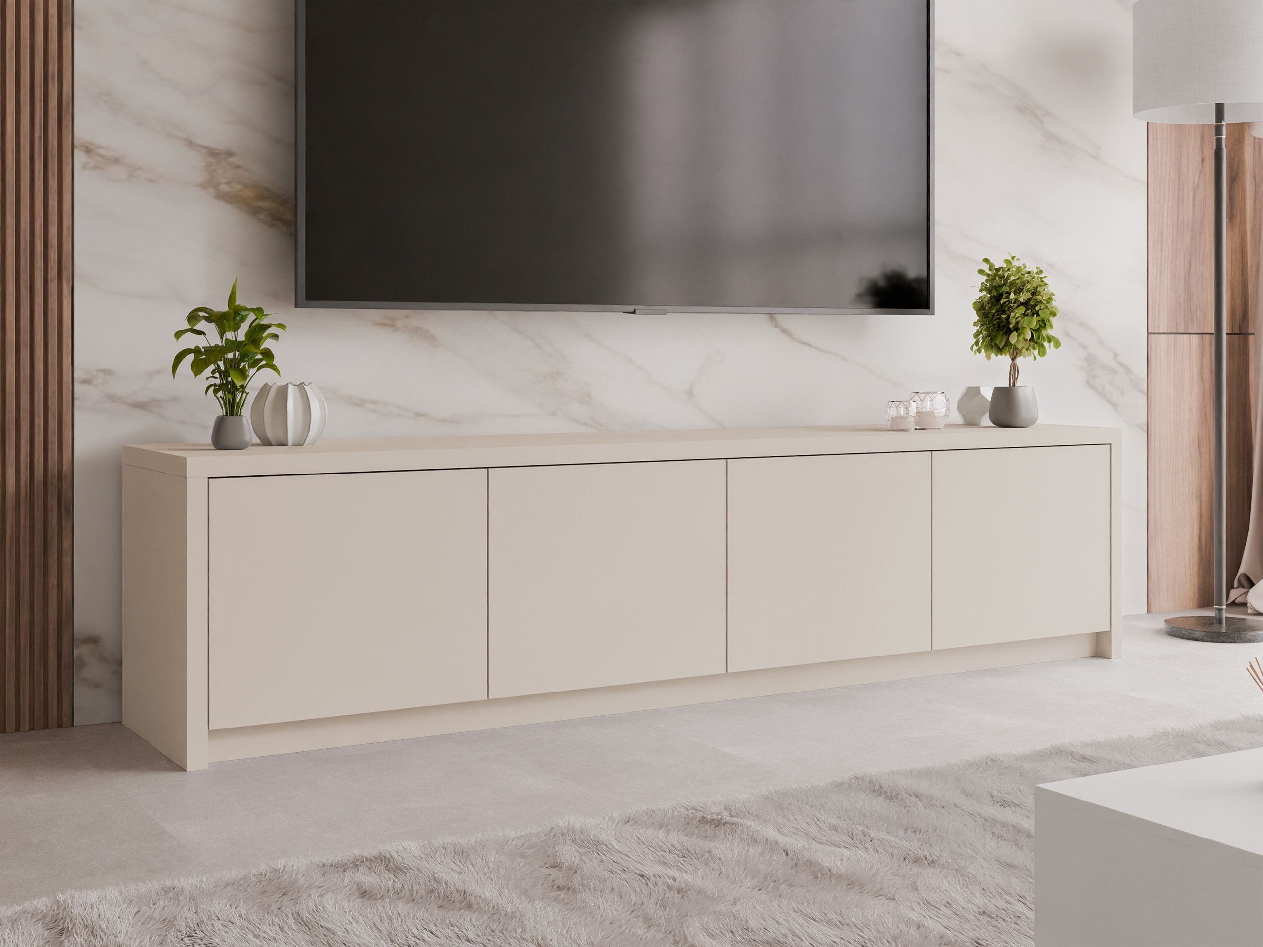 Mobile porta TV Lectio (Beige)