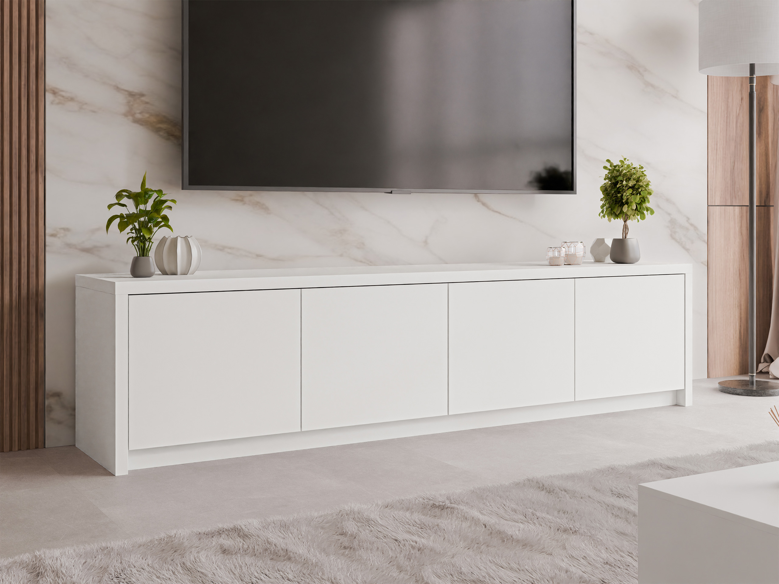 Mobile porta TV Lectio (Bianco)
