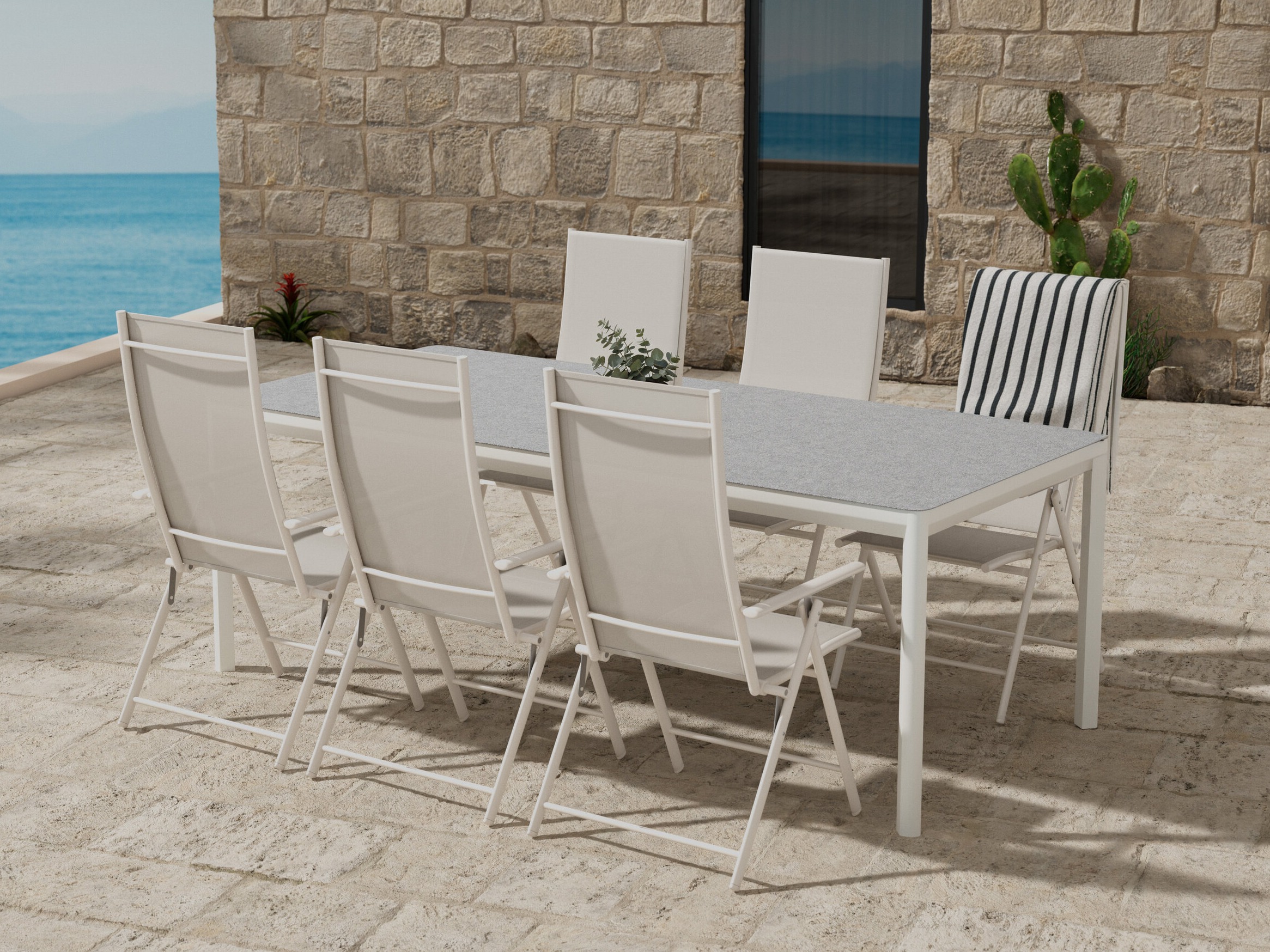 Tavolo e sedie set Dallas 5245